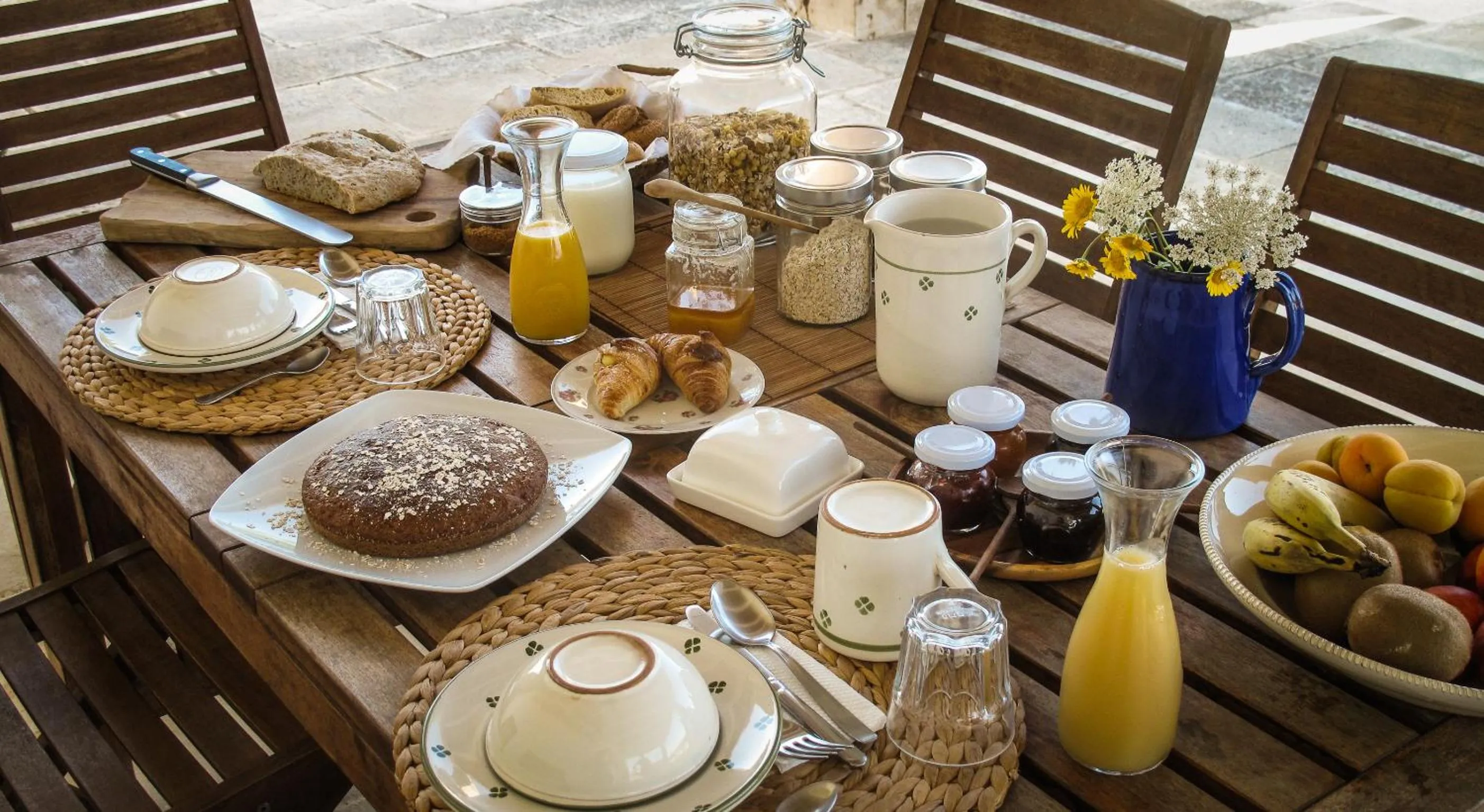 Italian breakfast in B&B Sosta A Ponente