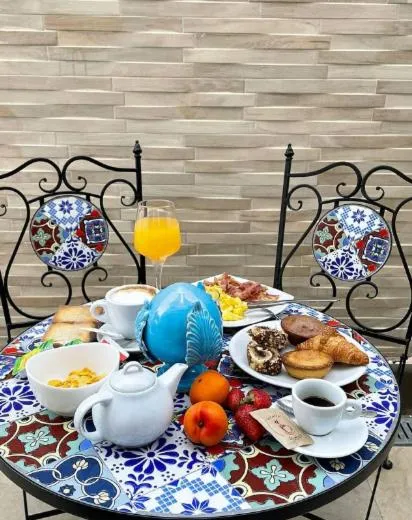 Continental breakfast in Morello Beach Hotel