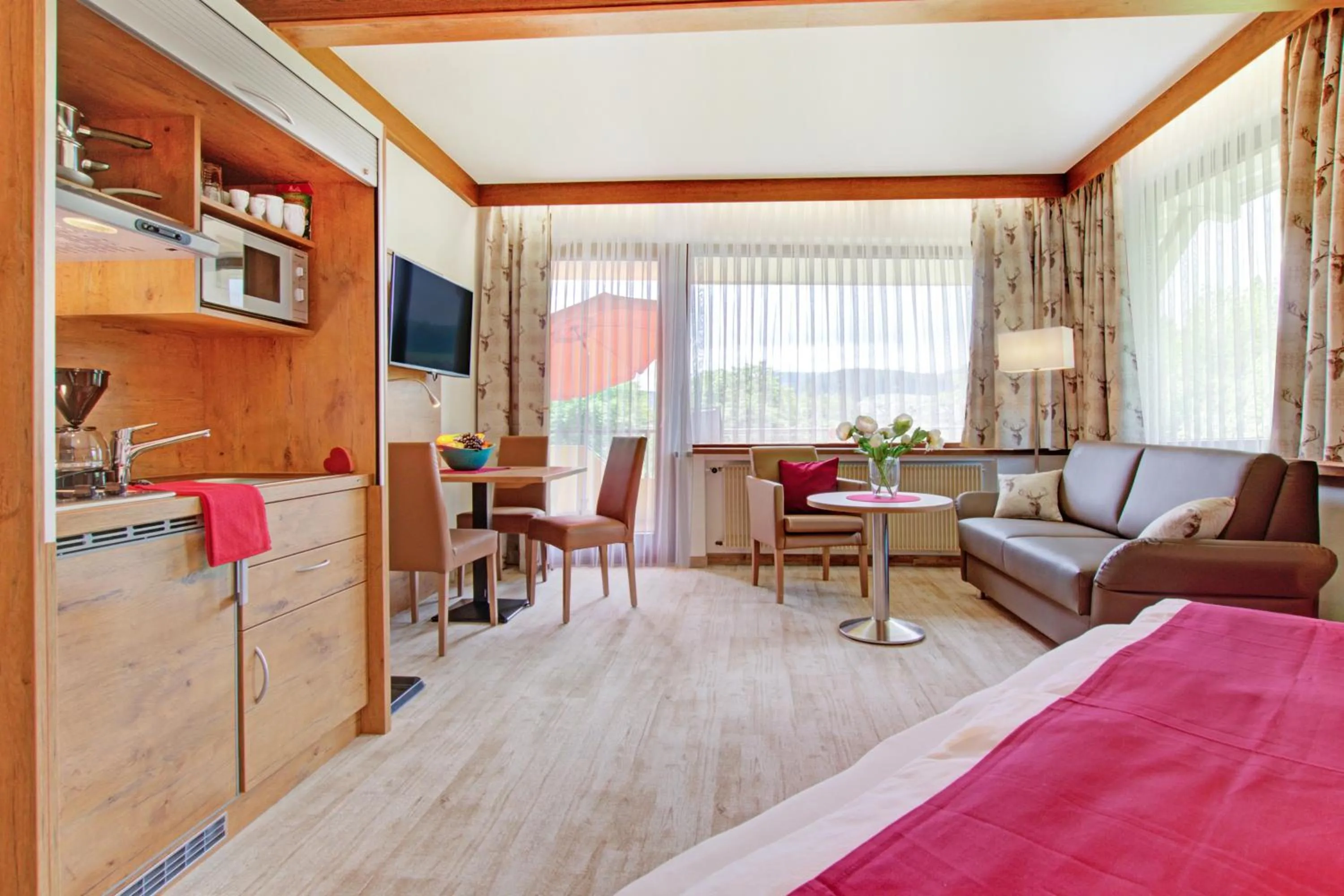 Bed in Gästehaus Gaiser