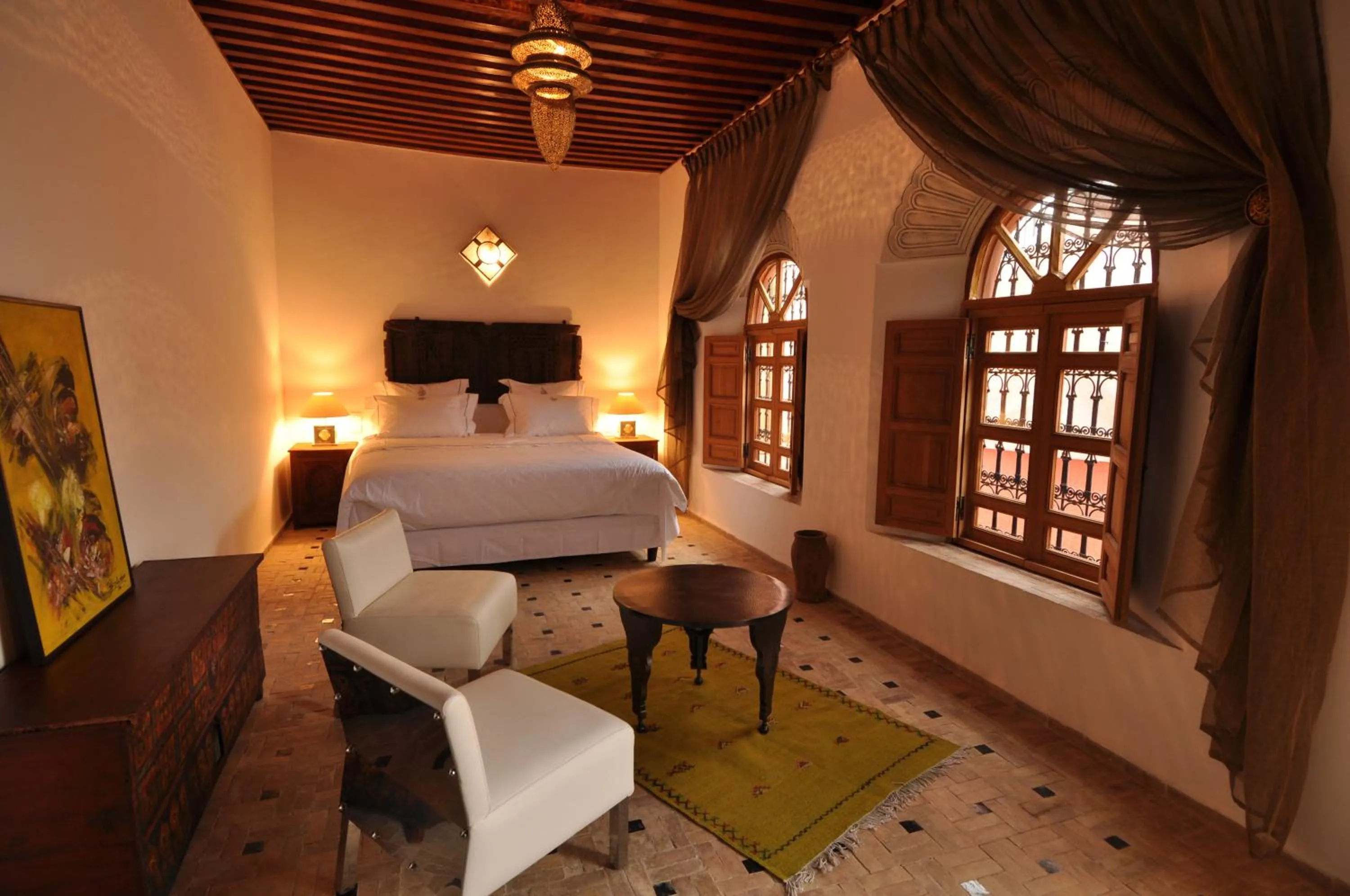 Bed in Riad Layla