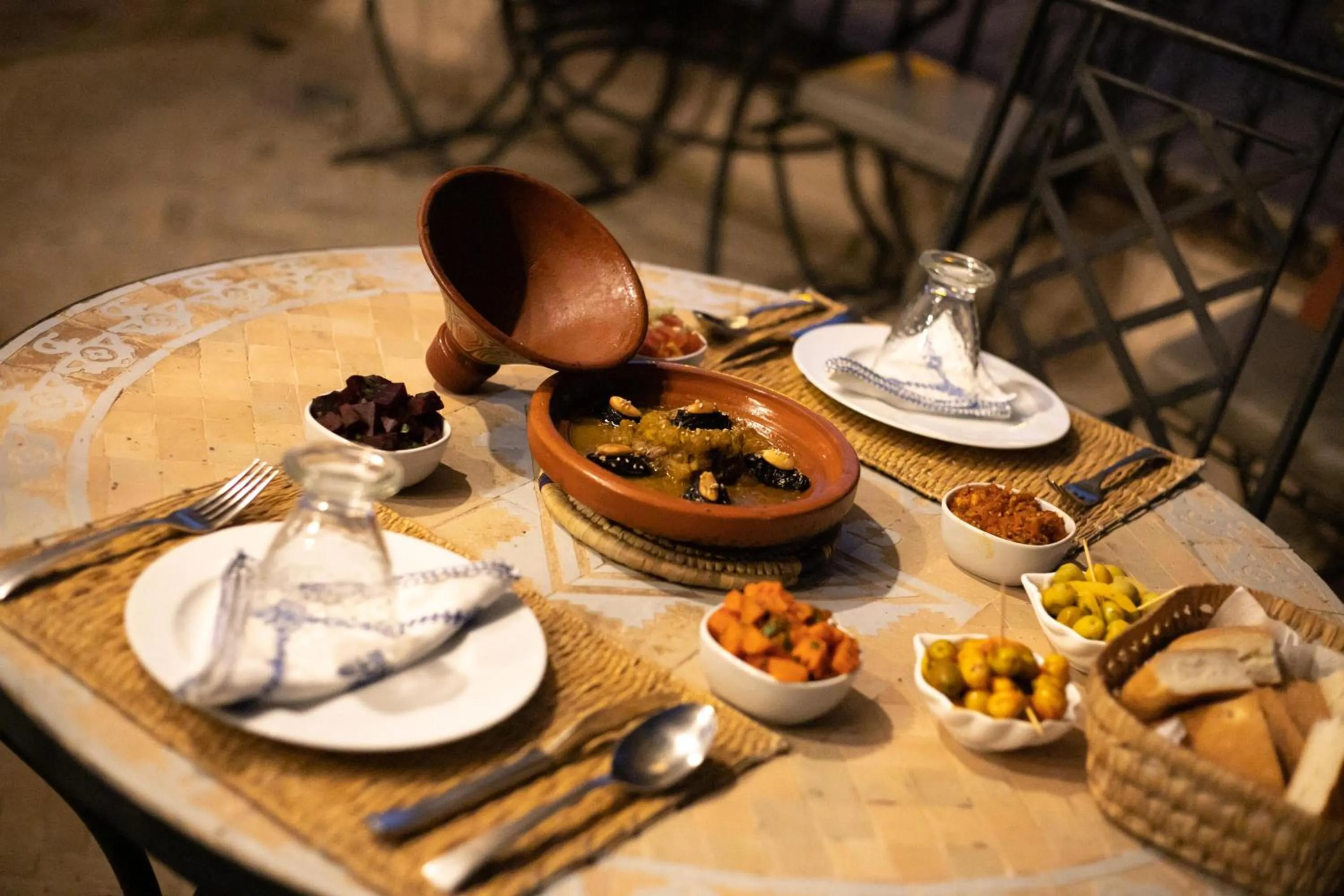 Food and drinks in Riad Layla