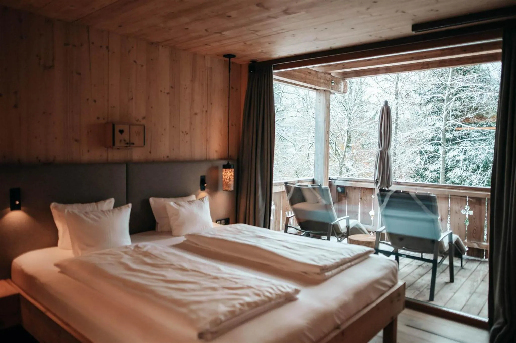 View (from property/room), Bed in Werdenfelserei