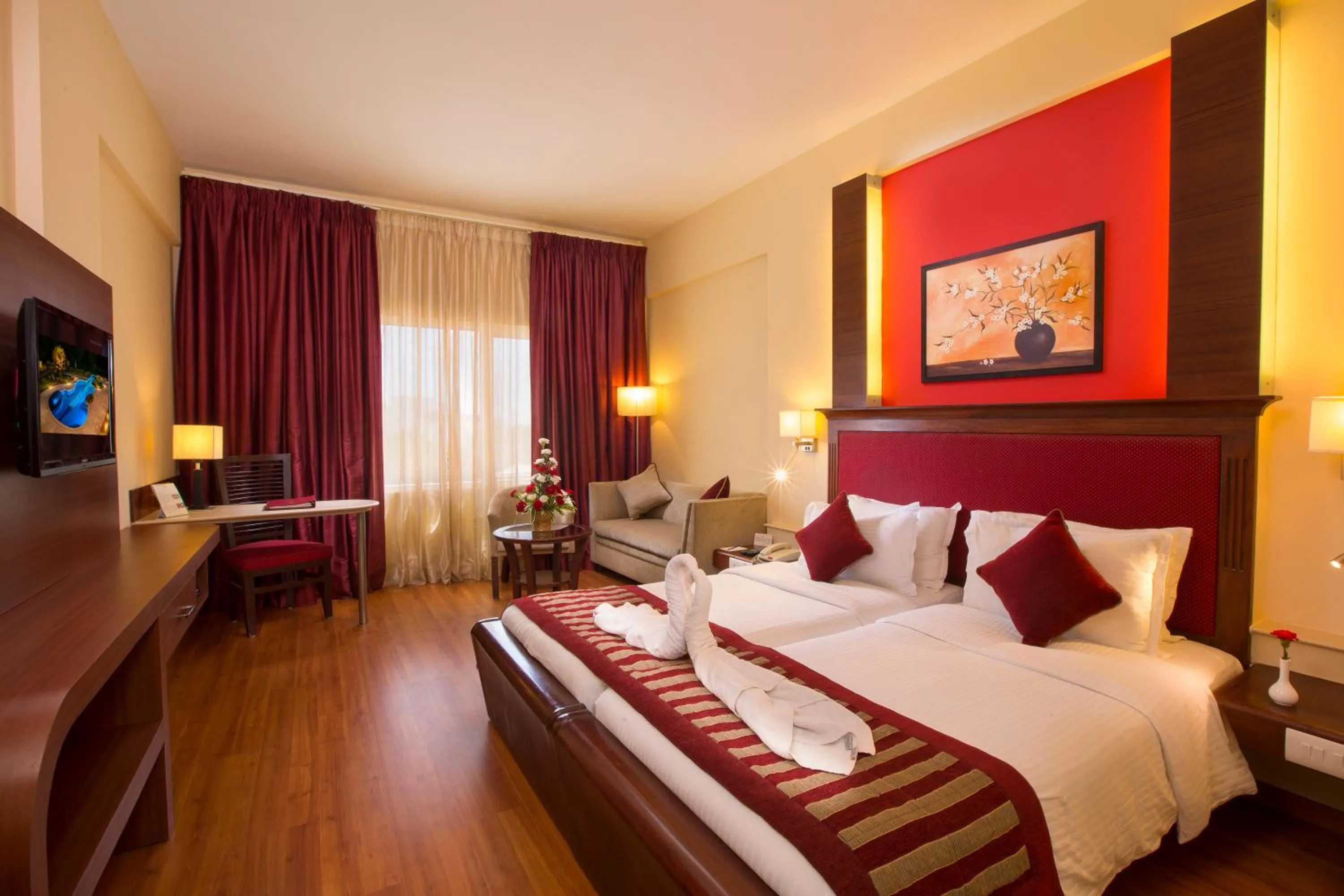 Bedroom, Bed in Hotel Atithi