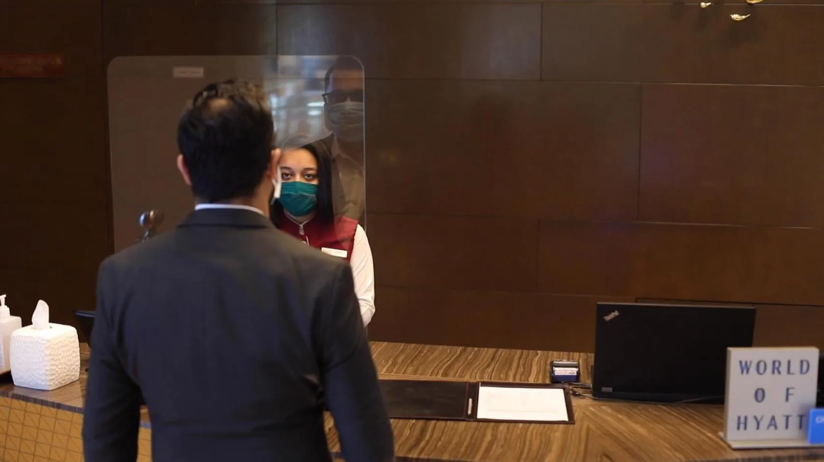 Lobby or reception in Grand Hyatt Kochi Bolgatty