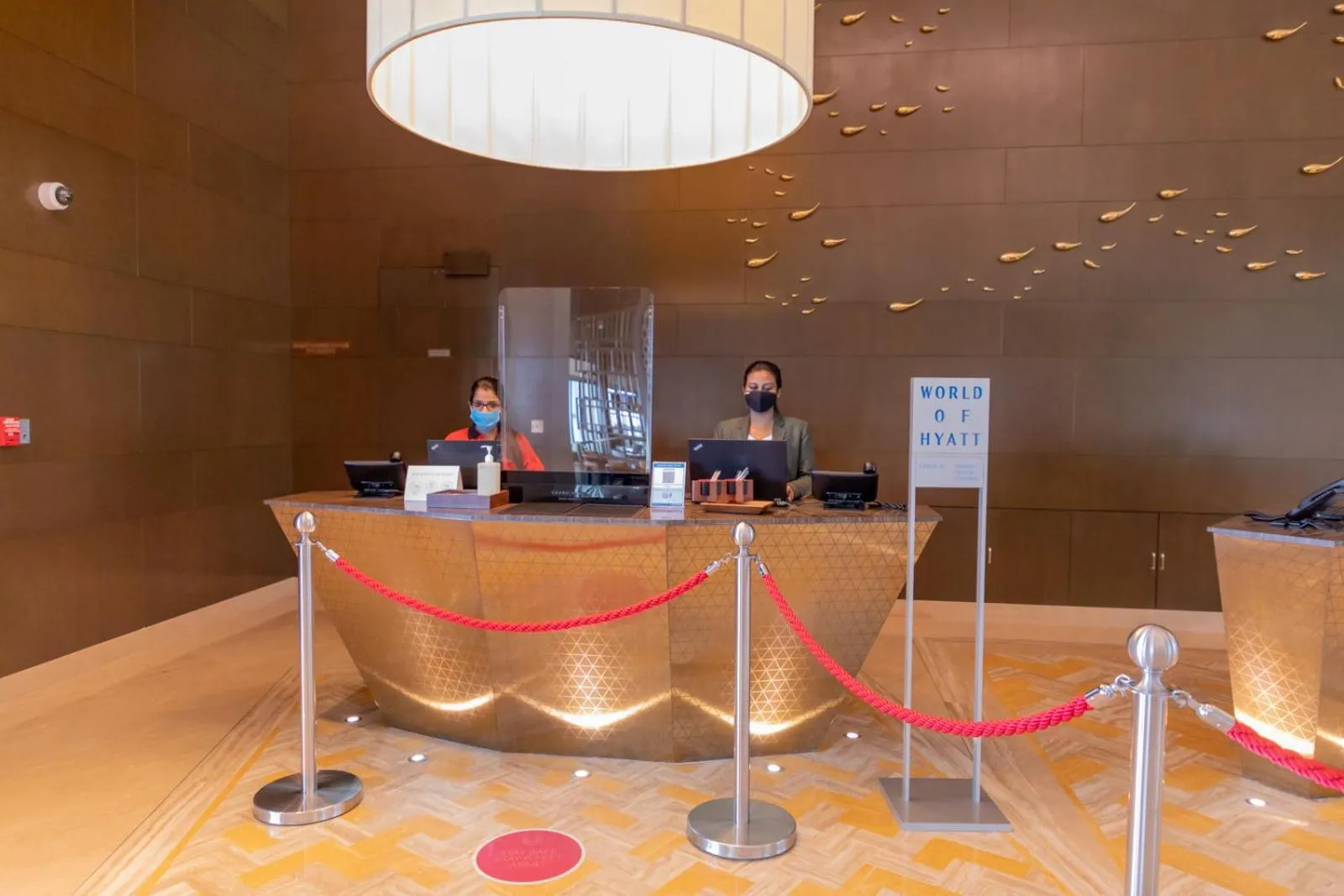 Lobby or reception in Grand Hyatt Kochi Bolgatty