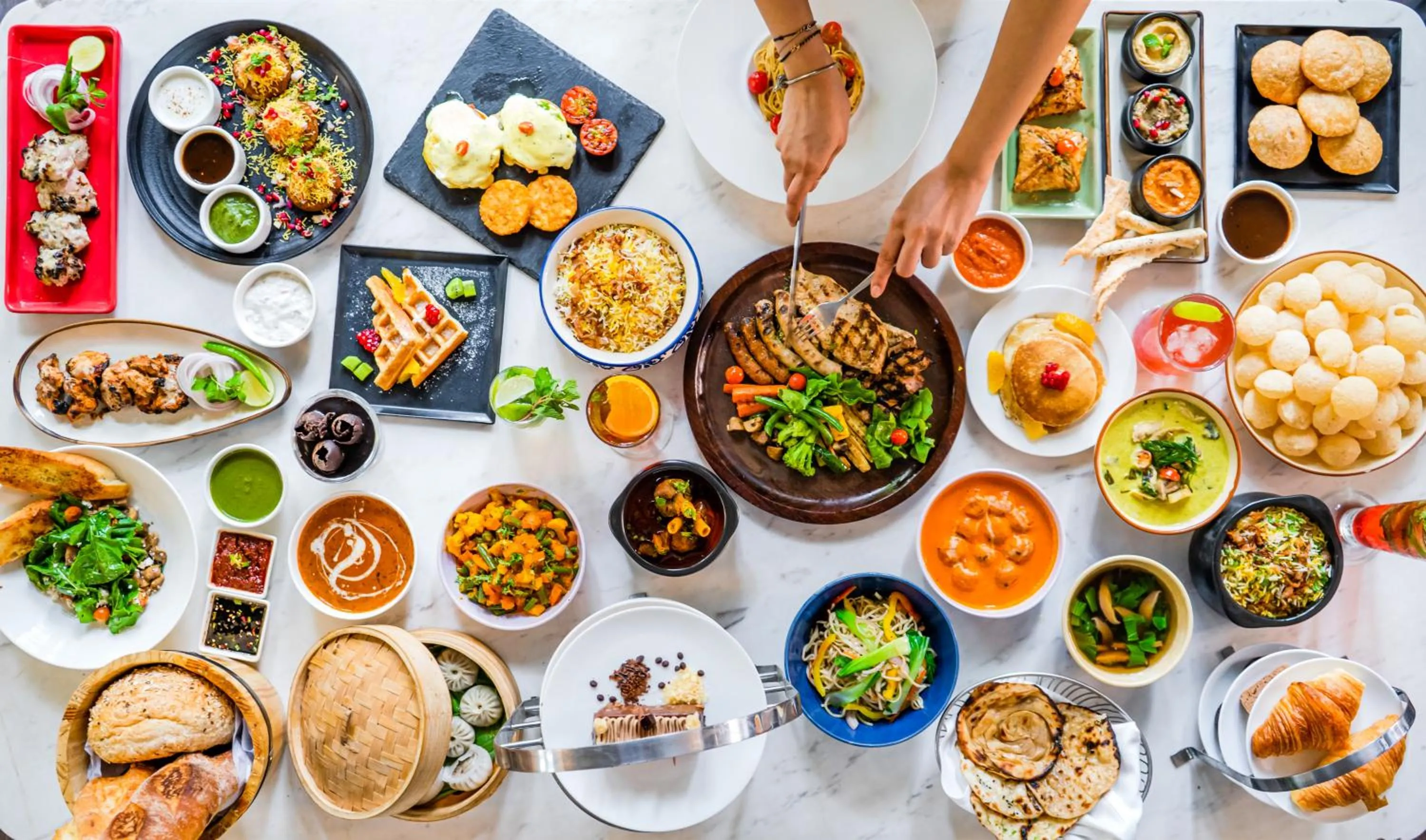 Food and drinks in Marriott Suites Pune