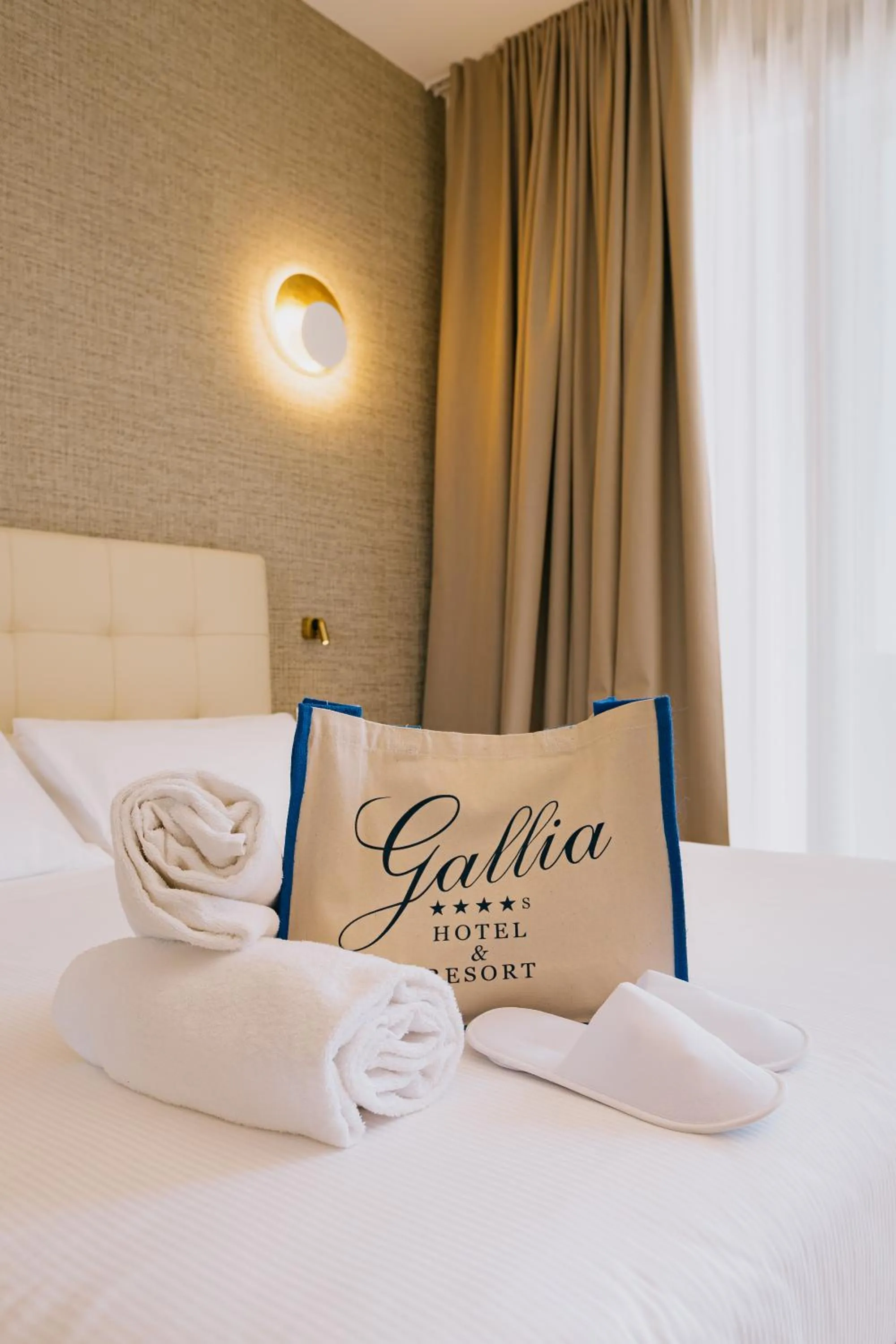 Bed in Hotel Gallia & Resort