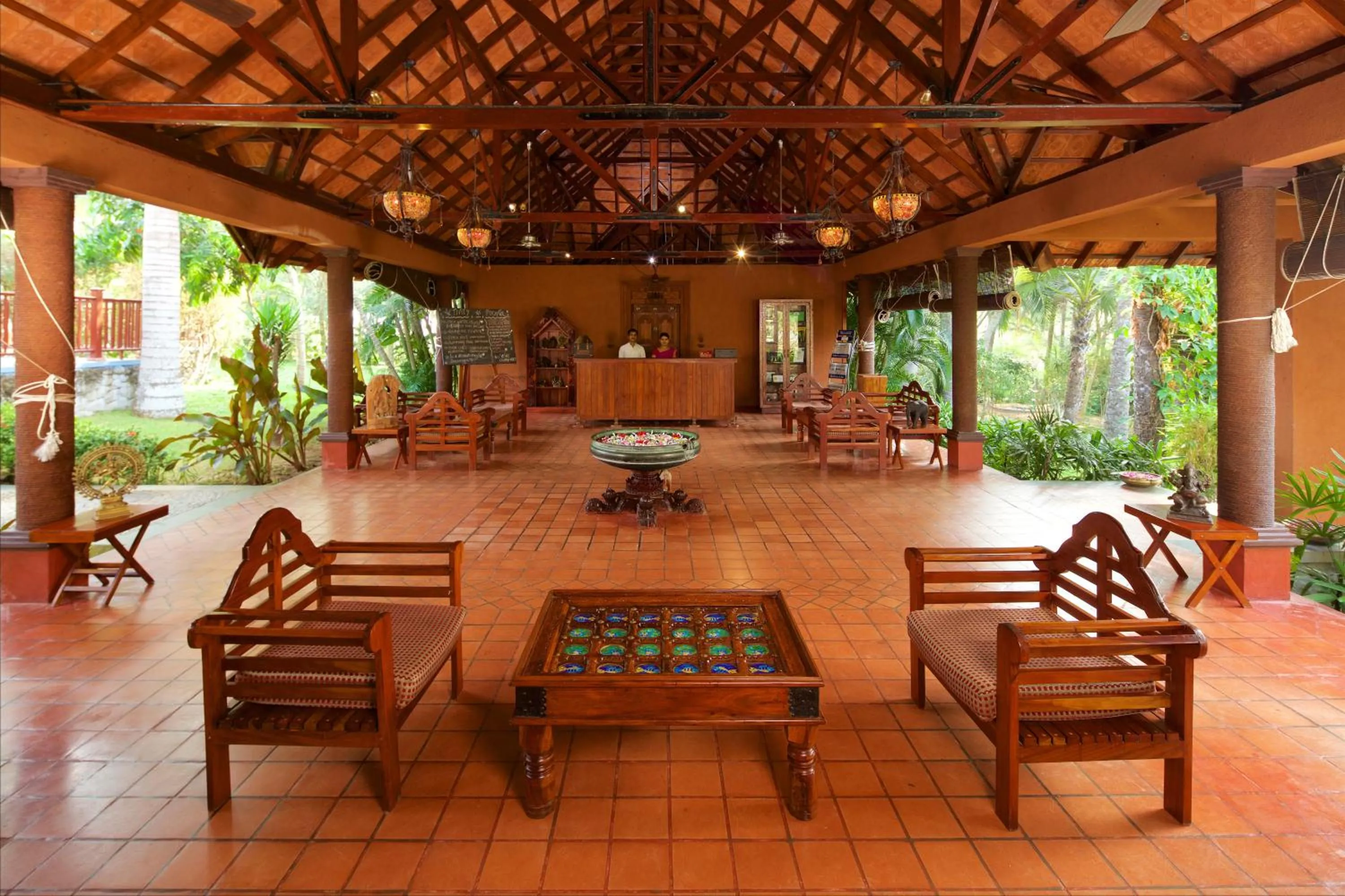 Lobby or reception in Poovar Island Resort