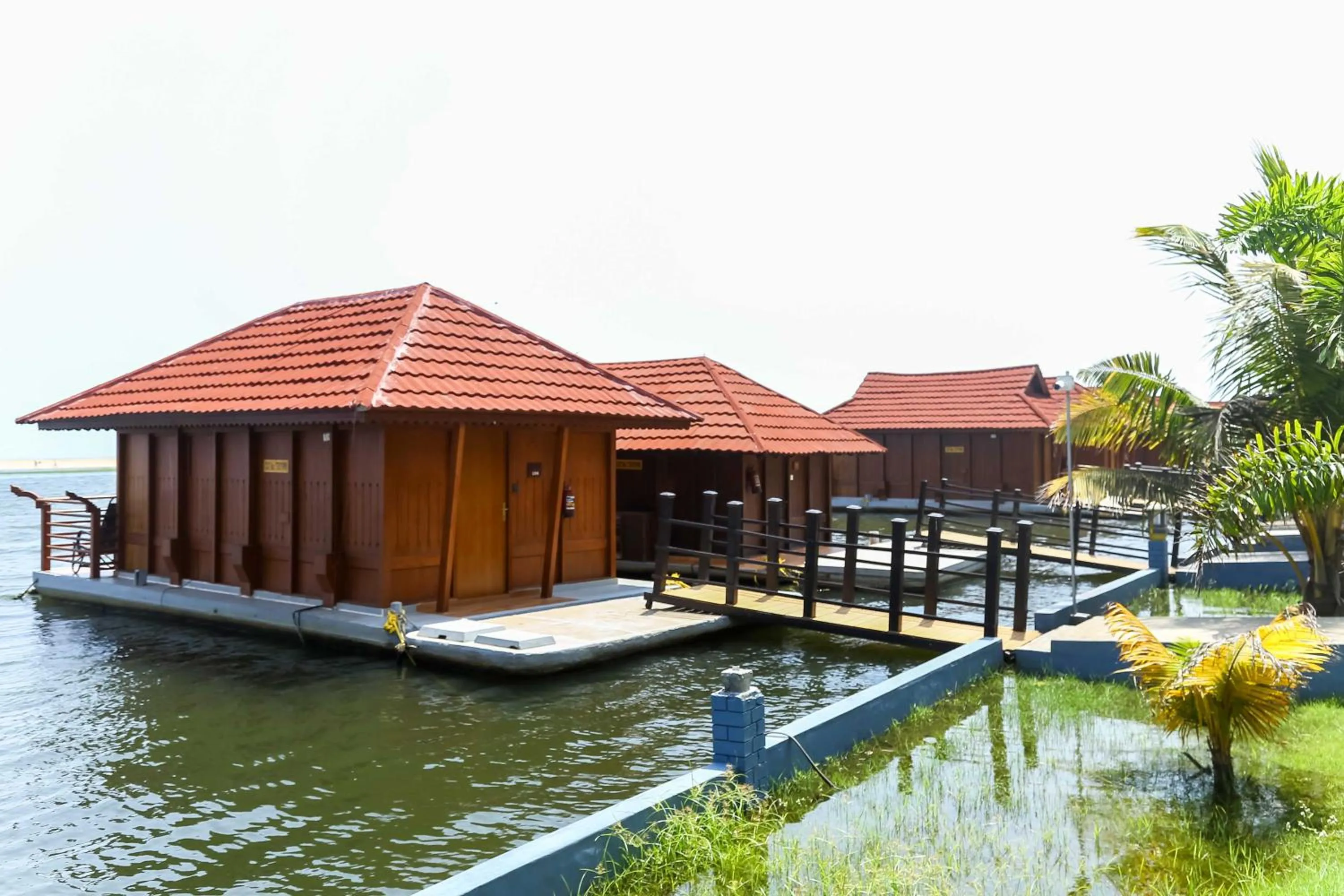 Lake view in Poovar Island Resort