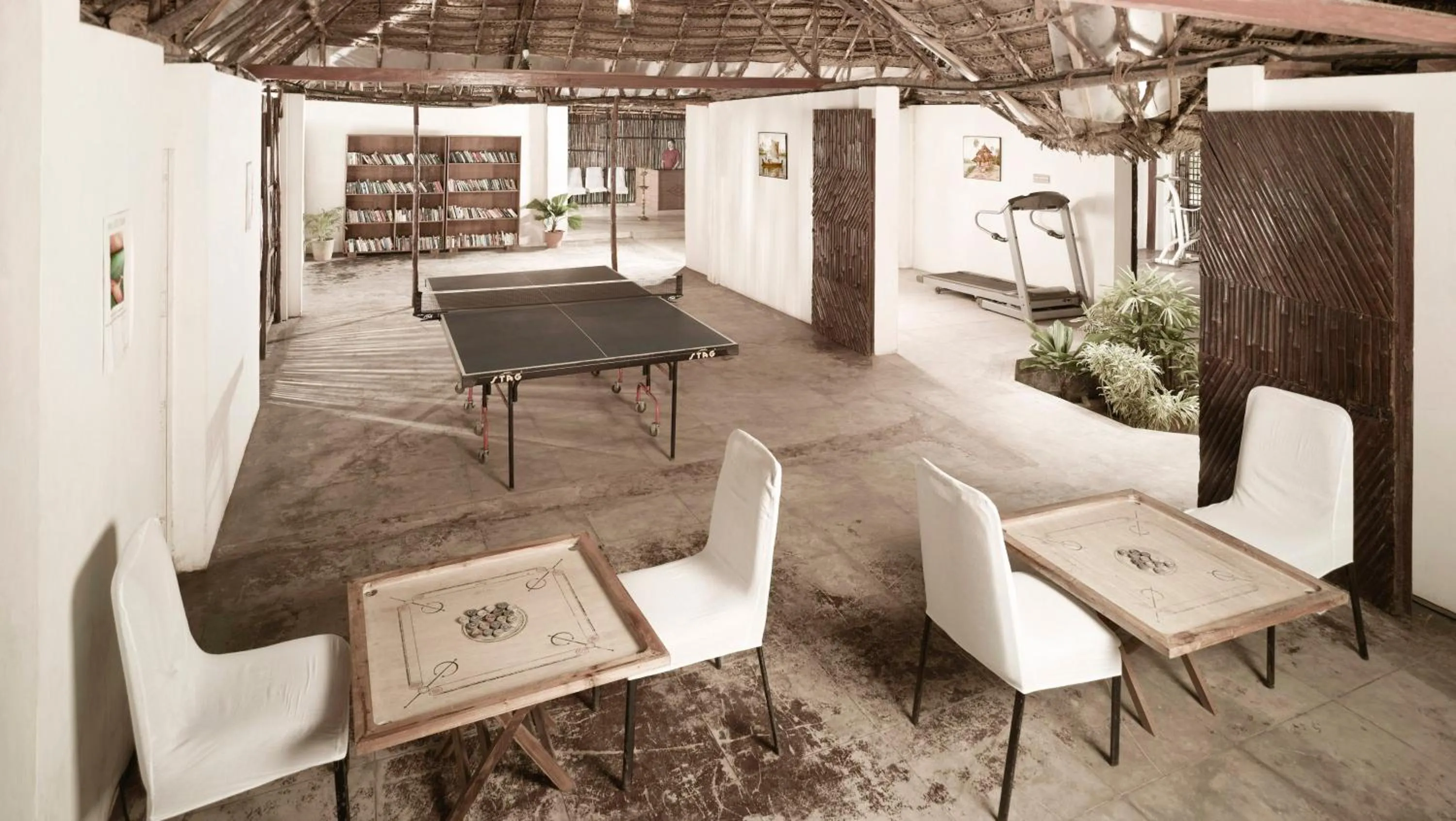 Game Room in Poovar Island Resort
