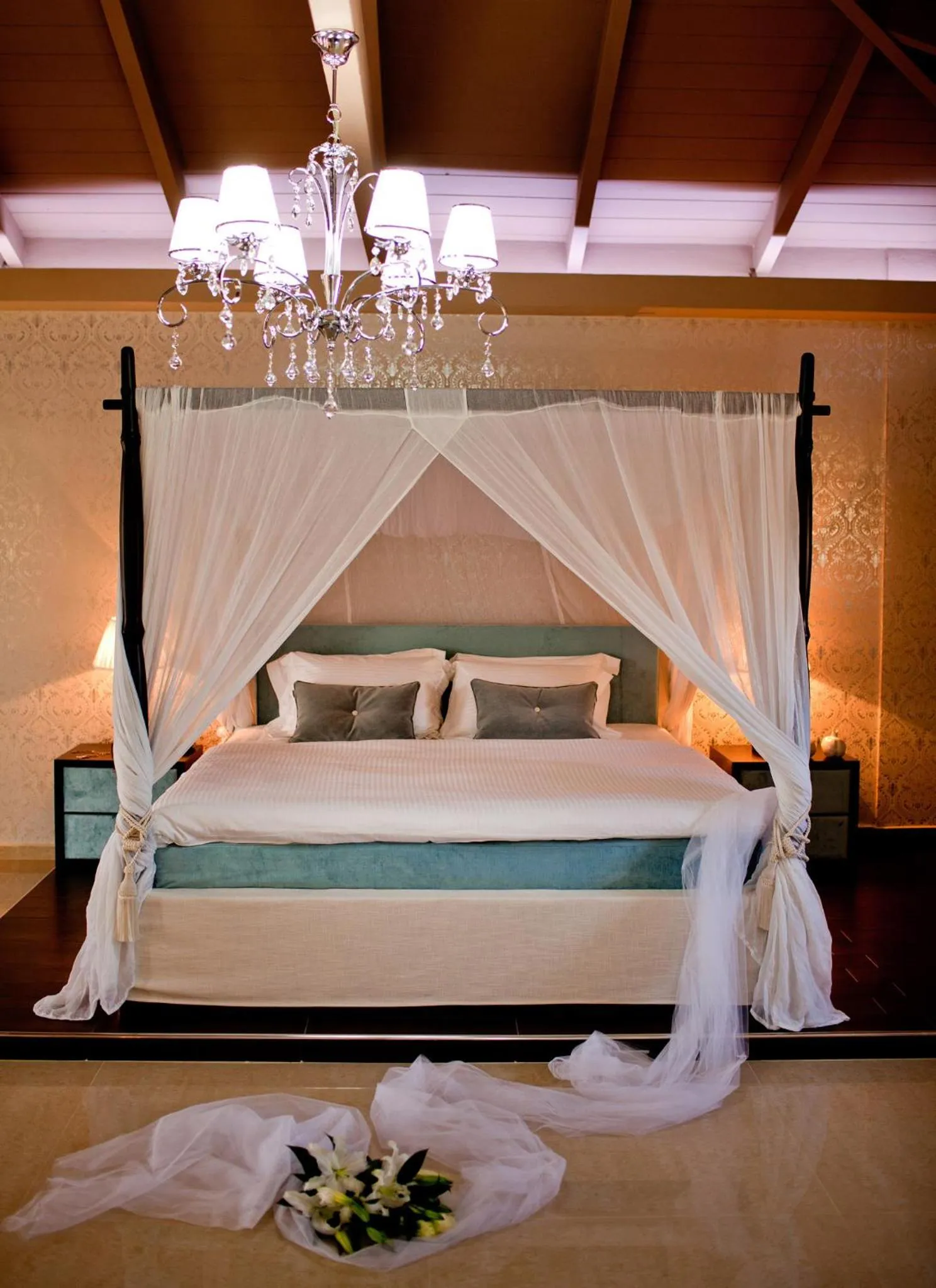 Photo of the whole room, Bed in Ornella Beach Resort & Villas