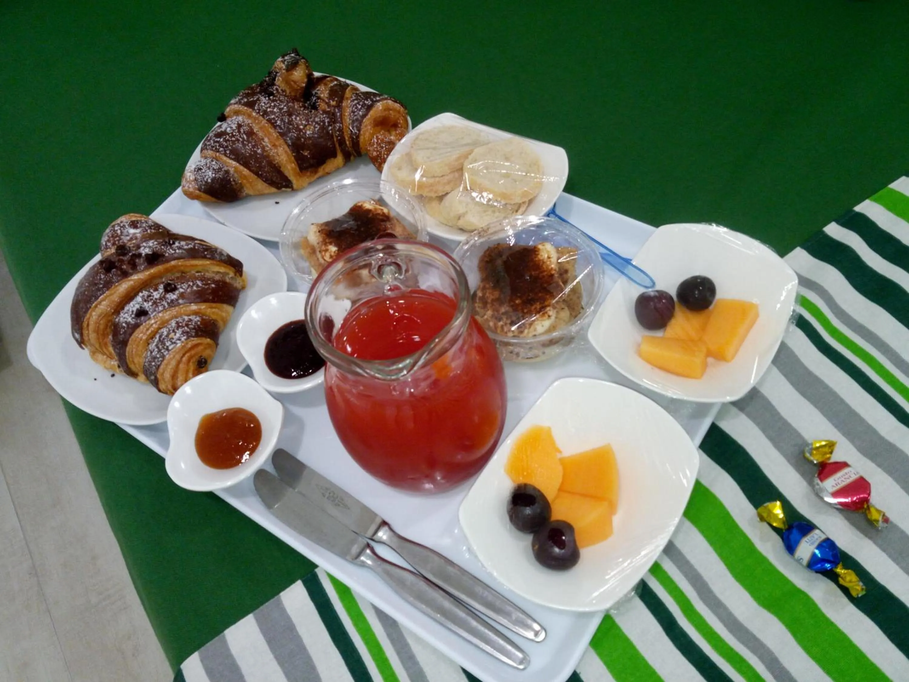Italian breakfast in RESIDENZA BURMARIA Free Parking