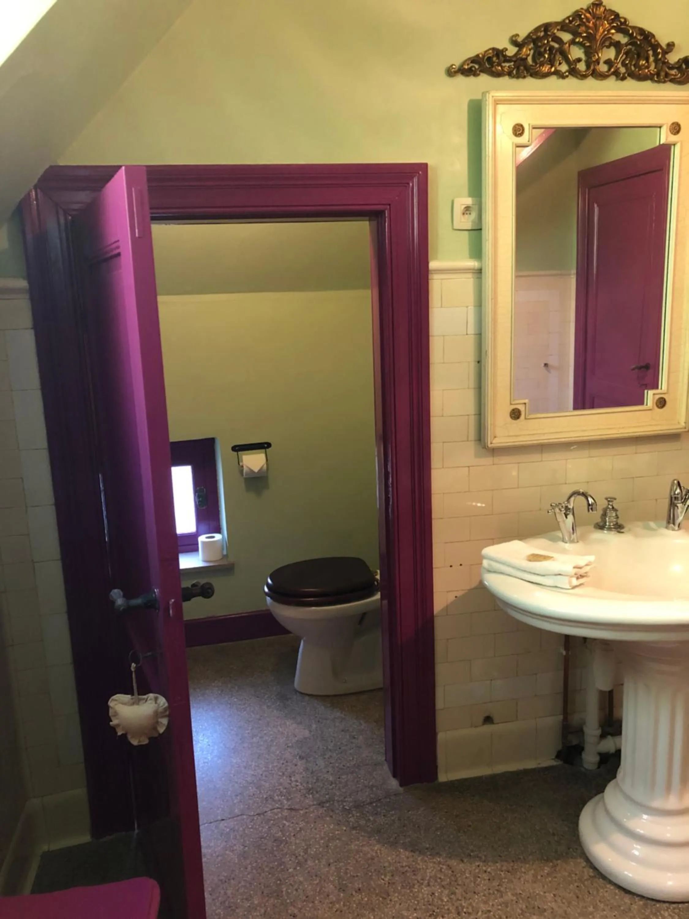 Toilet in B&B Villa le Vert-Bois