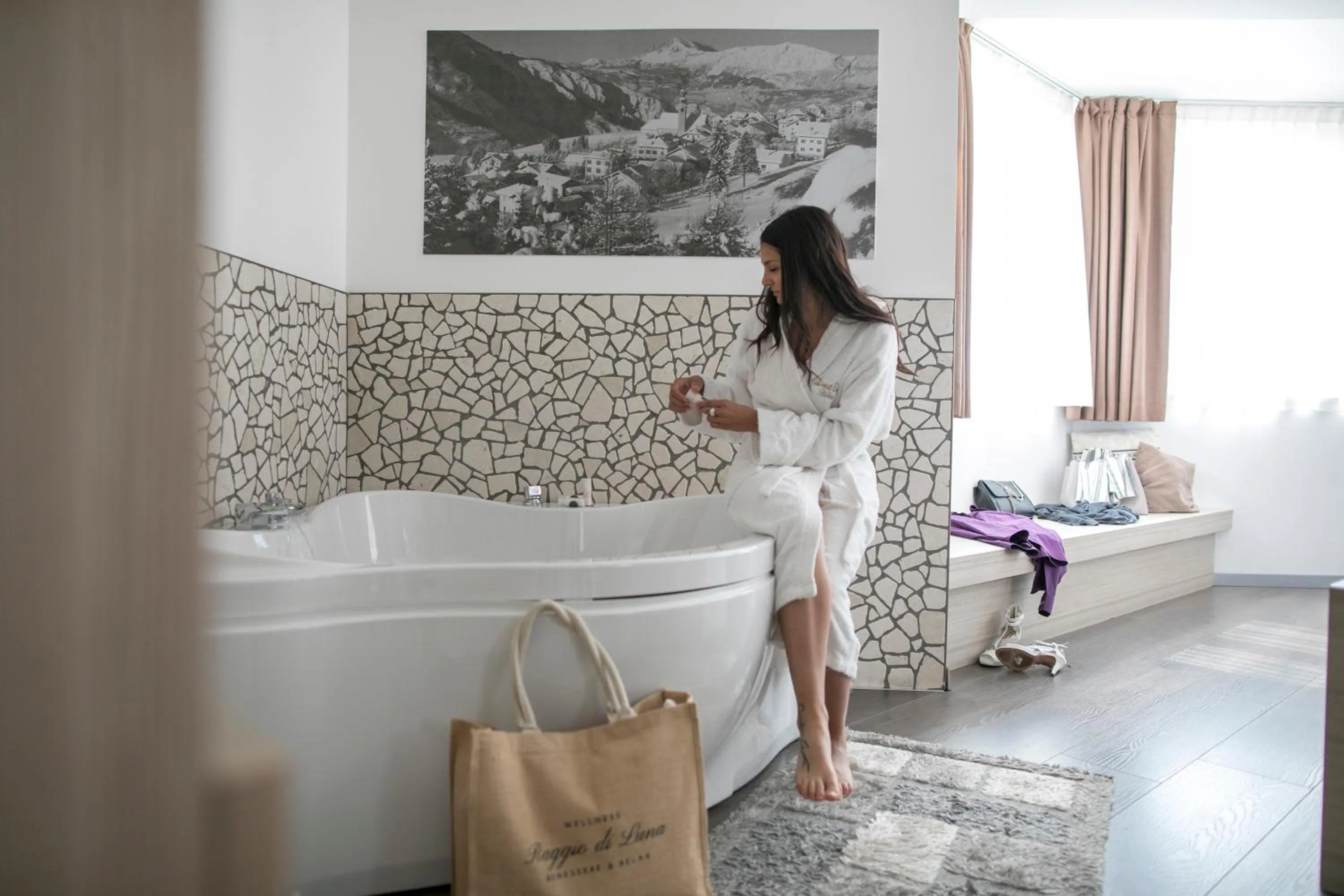 Decorative detail in Hotel Luna Bianca Folgaria