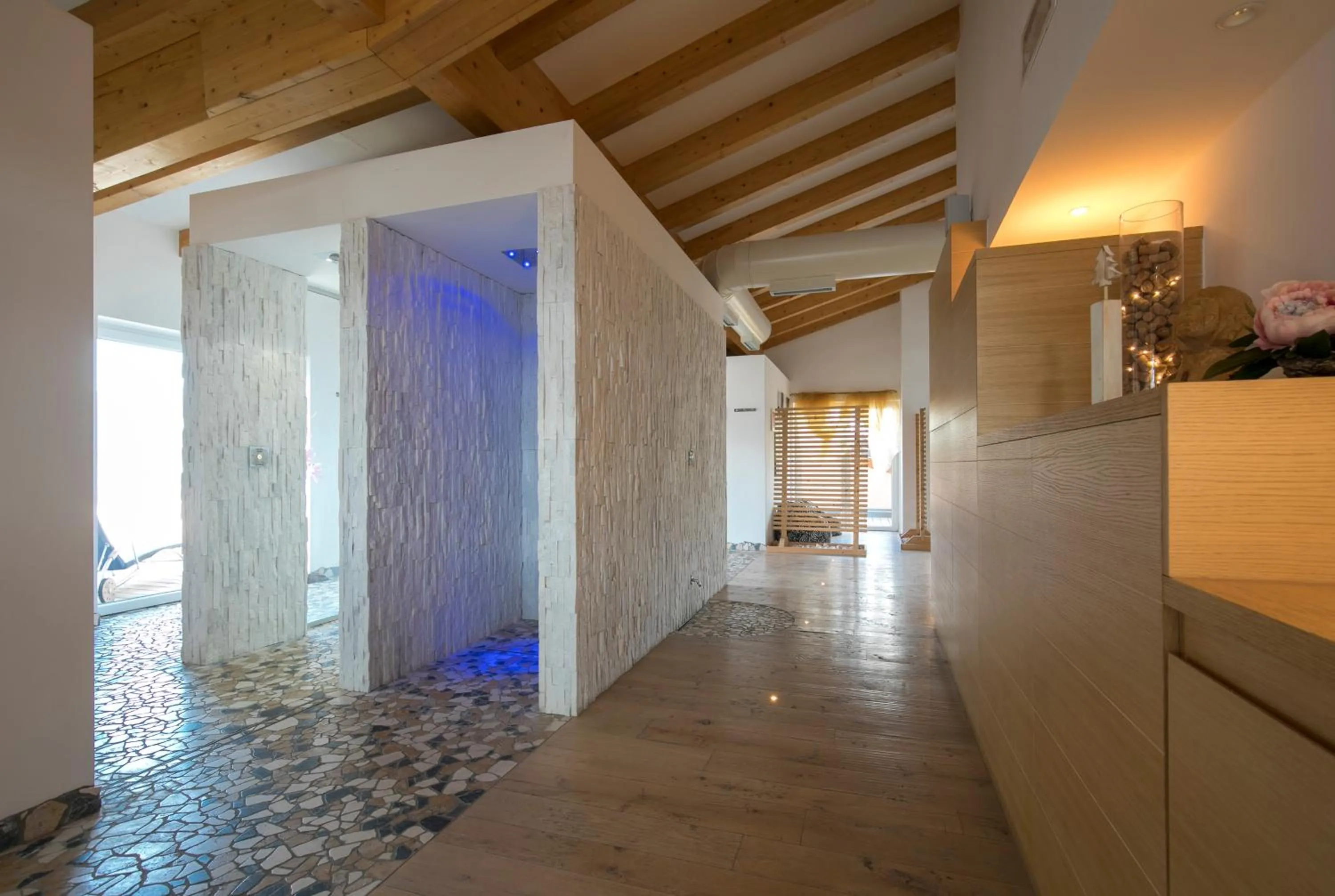 Spa and wellness centre/facilities in Hotel Luna Bianca Folgaria