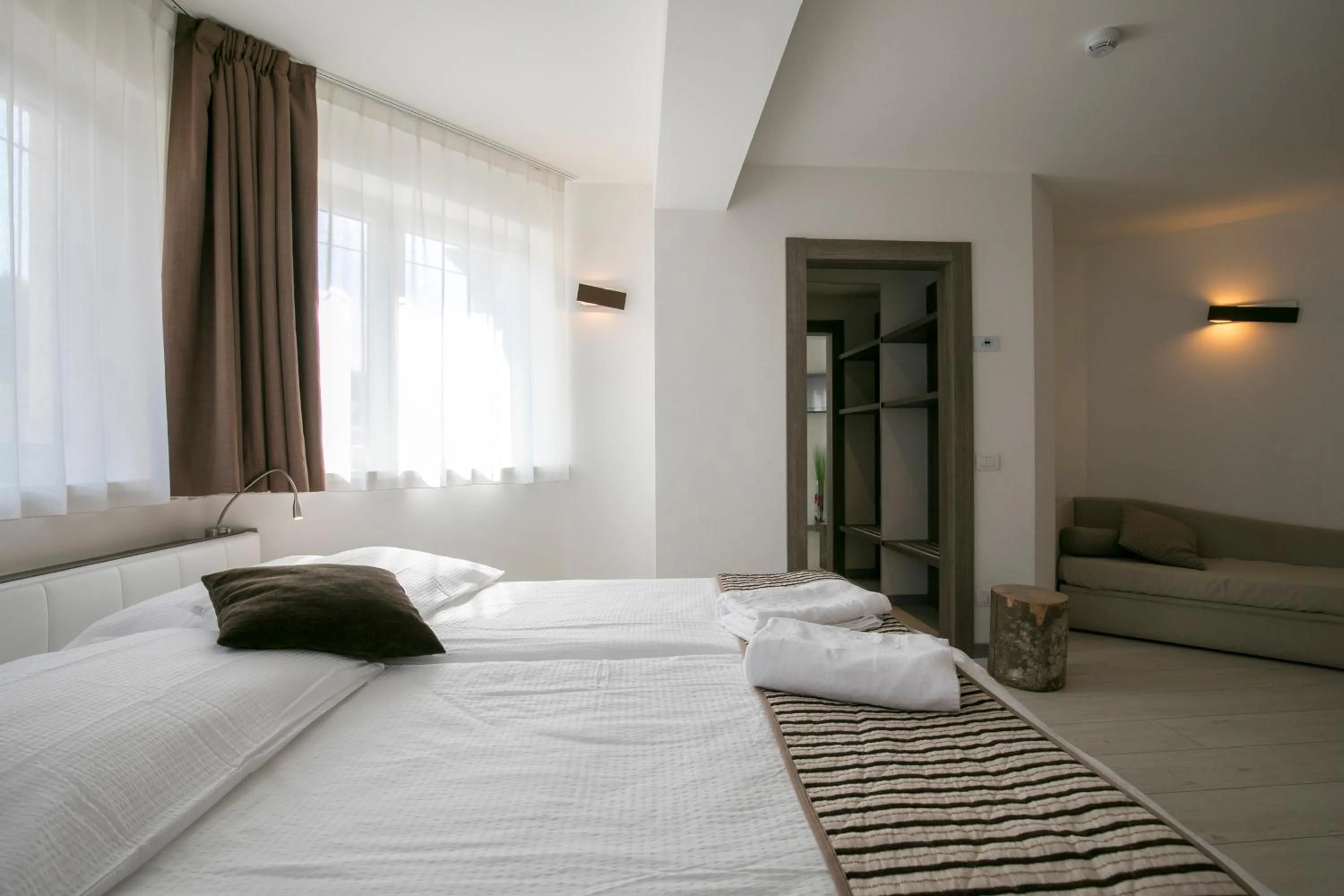 Bedroom, Bed in Hotel Luna Bianca Folgaria