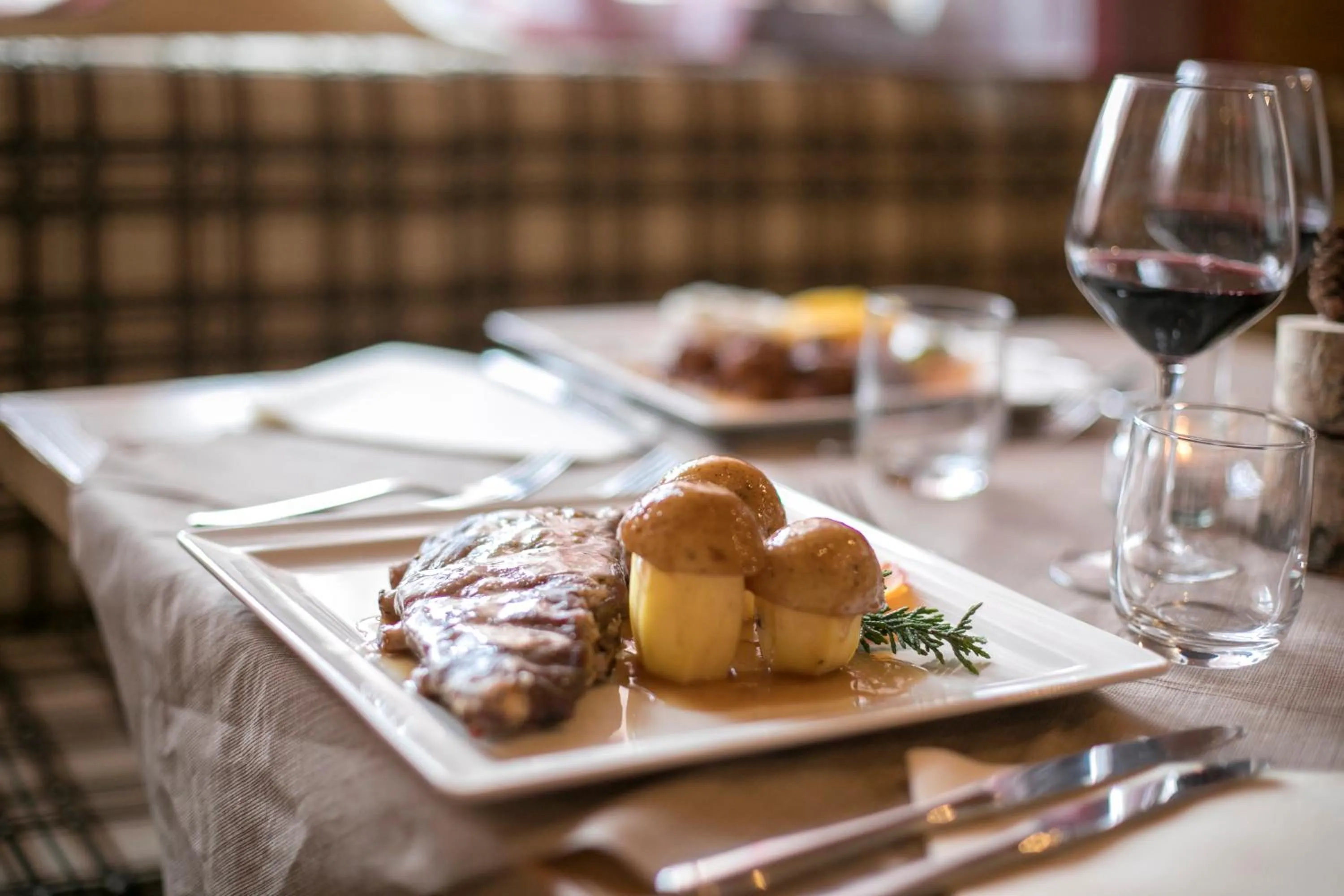 Food close-up in Hotel Luna Bianca Folgaria