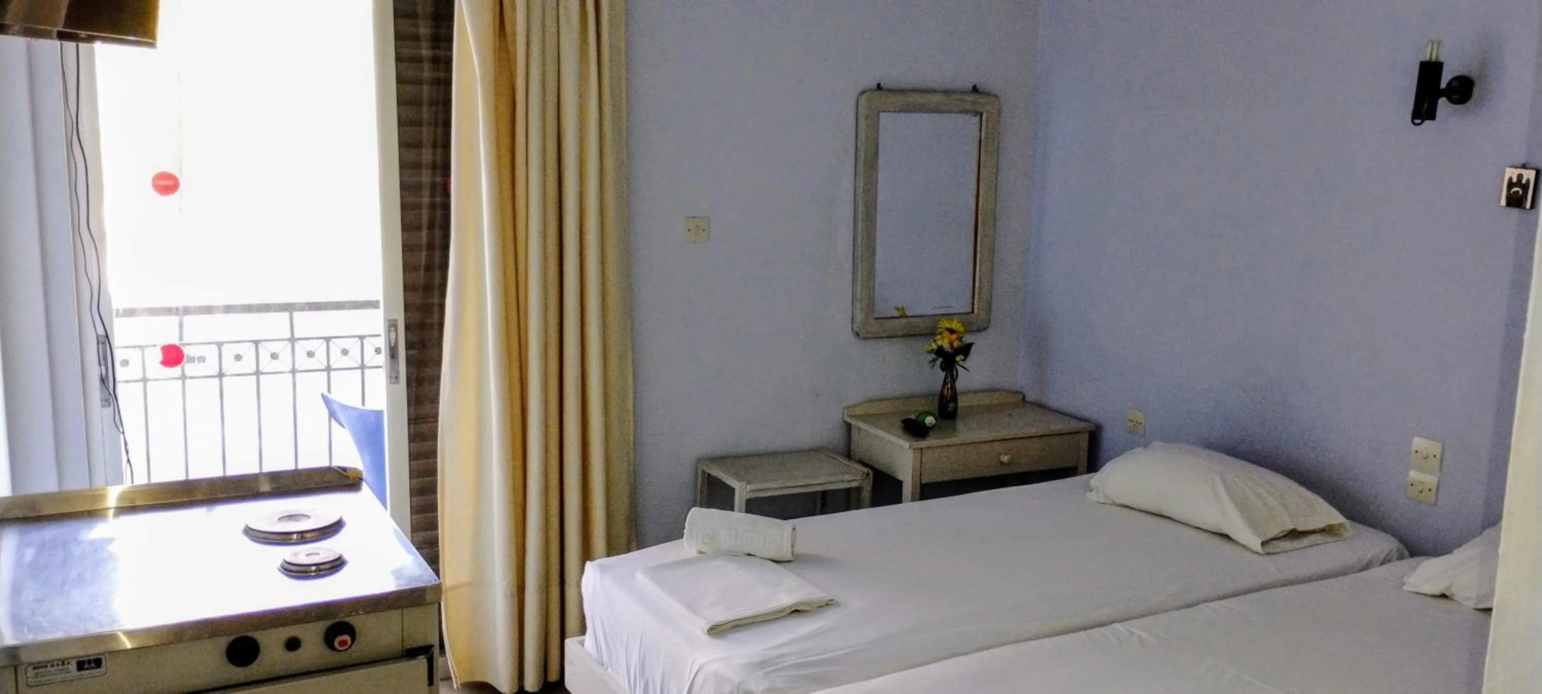 Property building, Bed in Hotel Galaxias