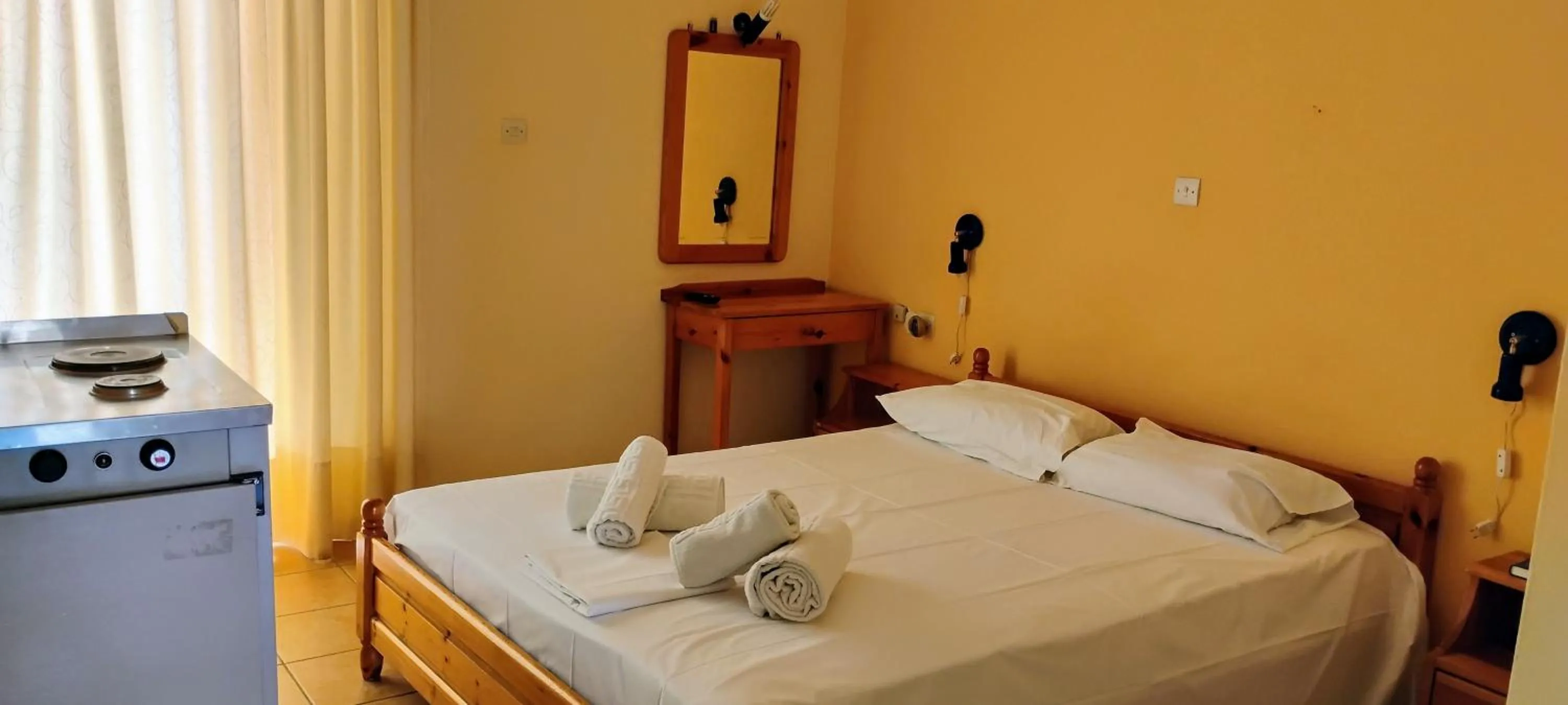 Bed in Hotel Galaxias