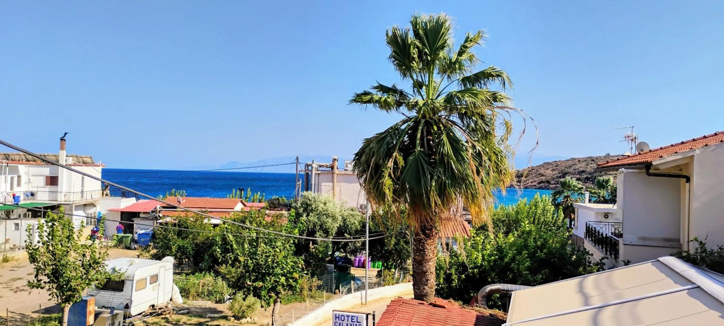 Balcony/Terrace in Hotel Galaxias