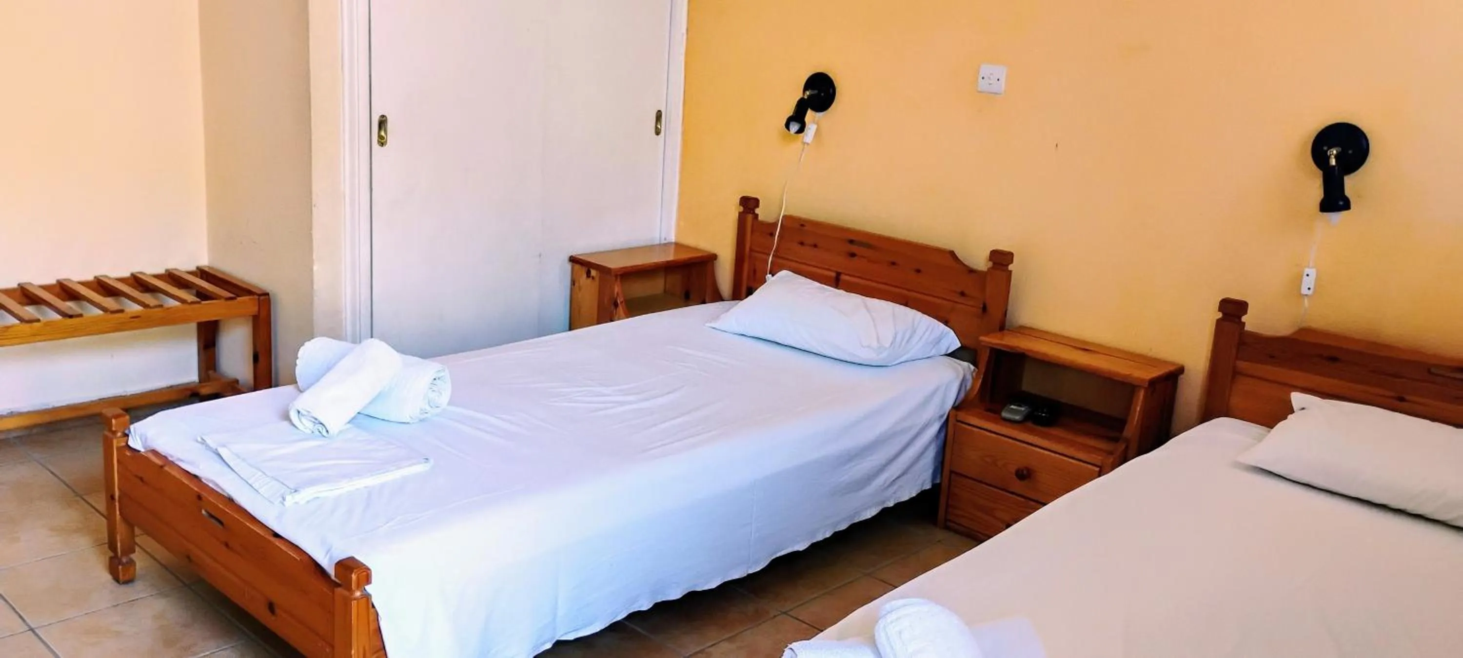 Bed in Hotel Galaxias