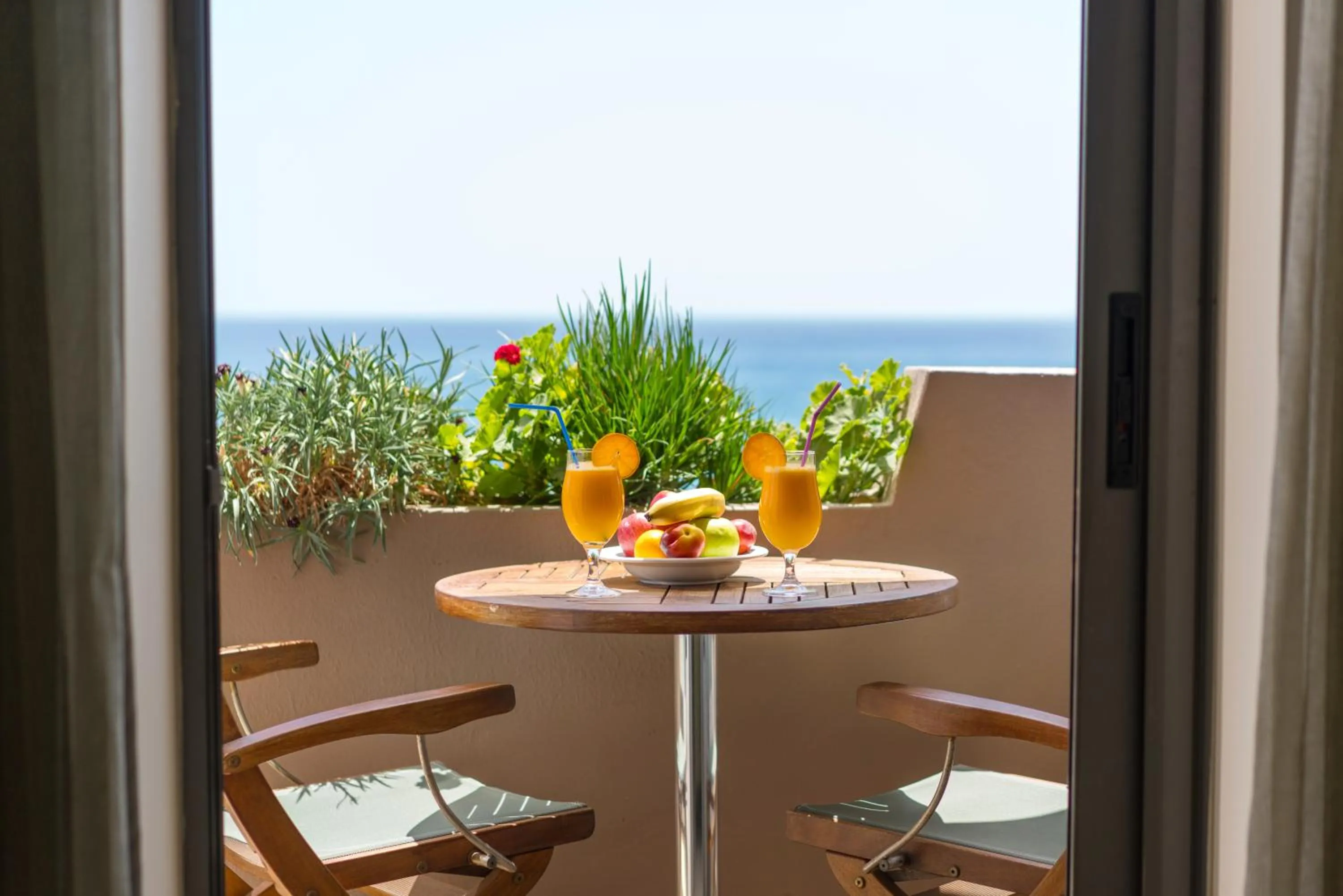 Balcony/Terrace in Alianthos Beach Hotel