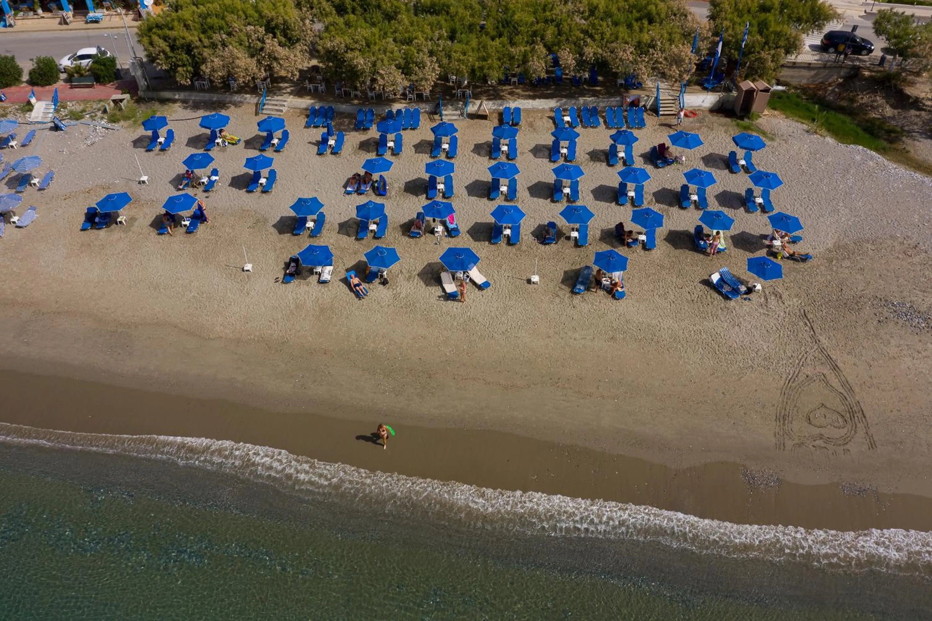 Beach in Alianthos Beach Hotel