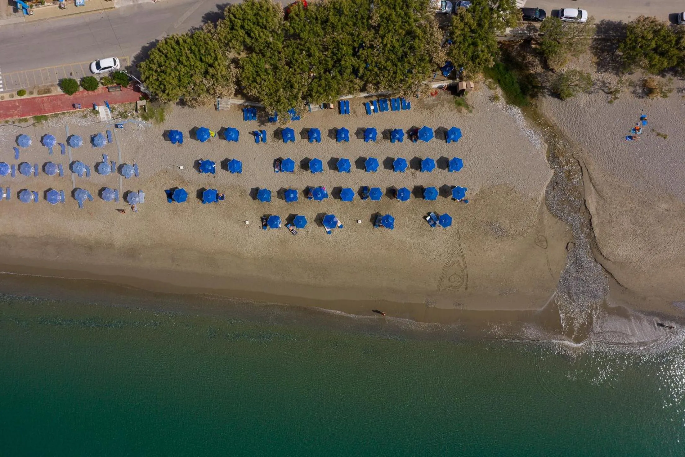 Bird's eye view in Alianthos Beach Hotel