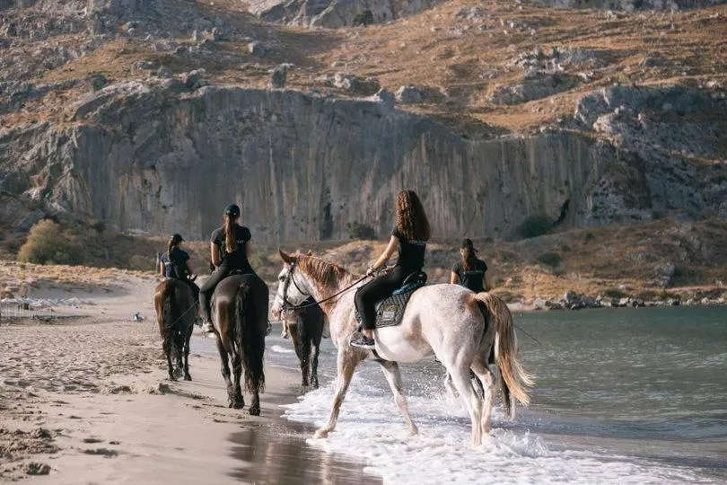 Horse-riding in Alianthos Beach Hotel