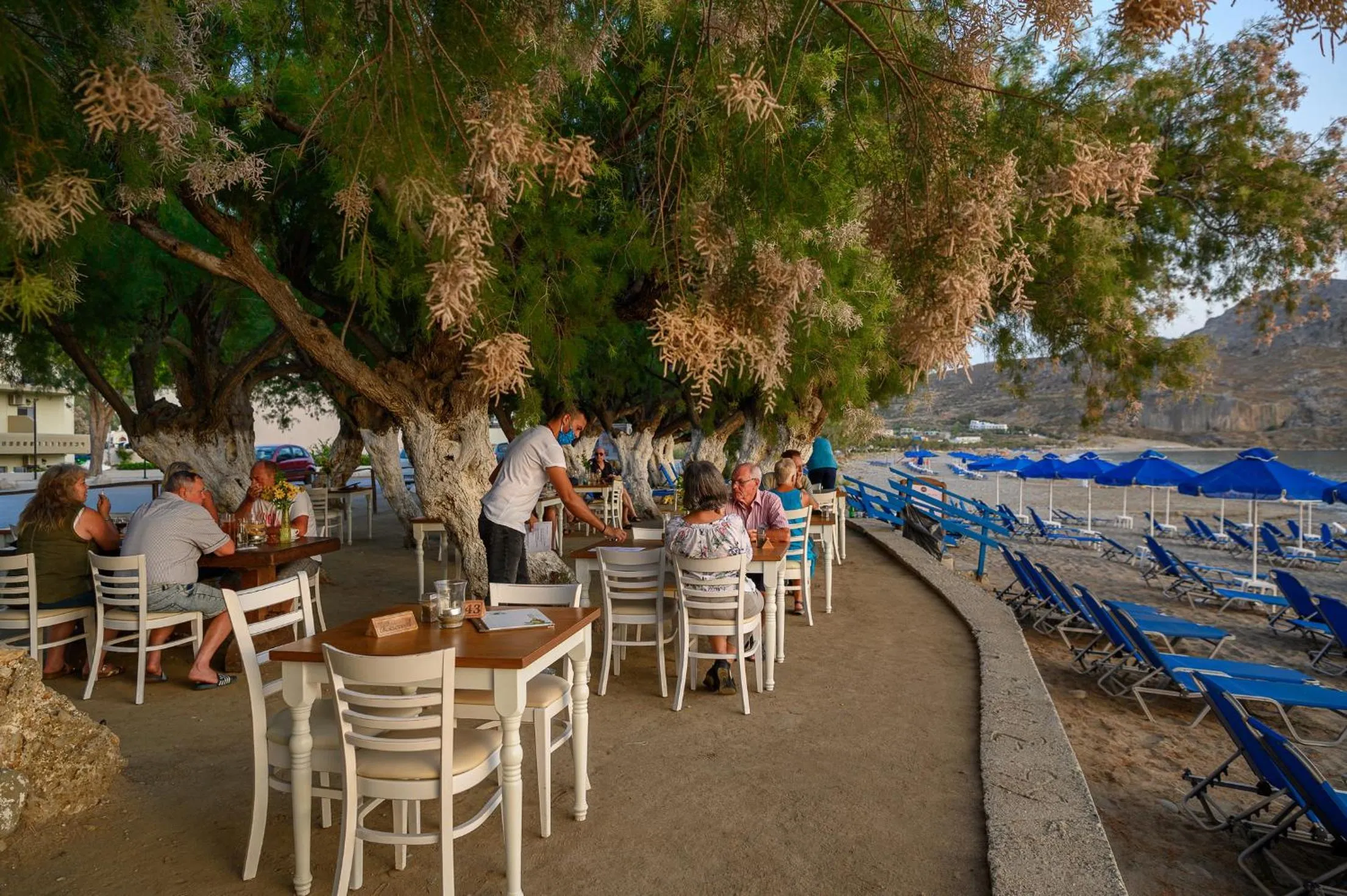 Restaurant/places to eat in Alianthos Beach Hotel