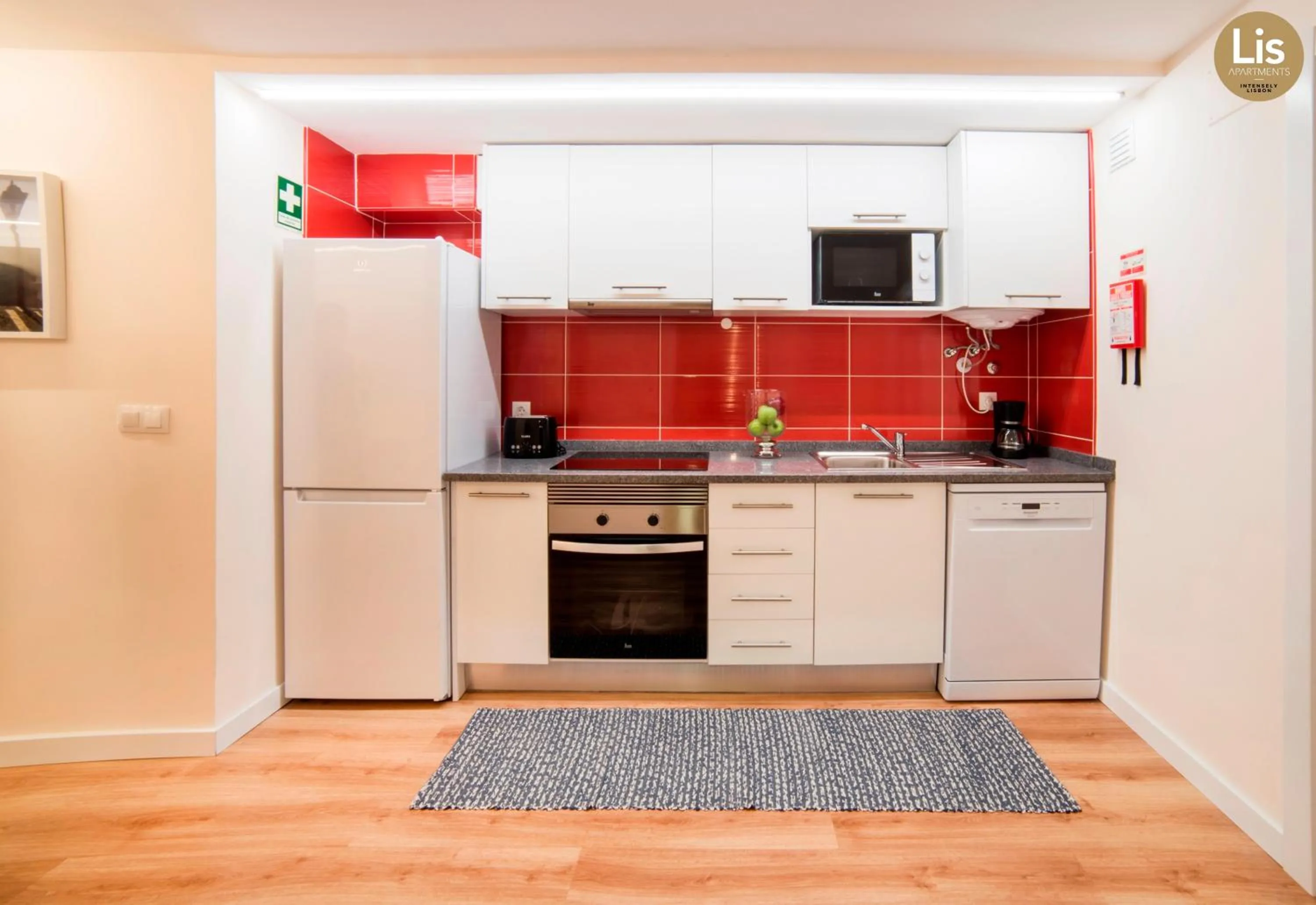 Kitchen or kitchenette in Lis Apartments
