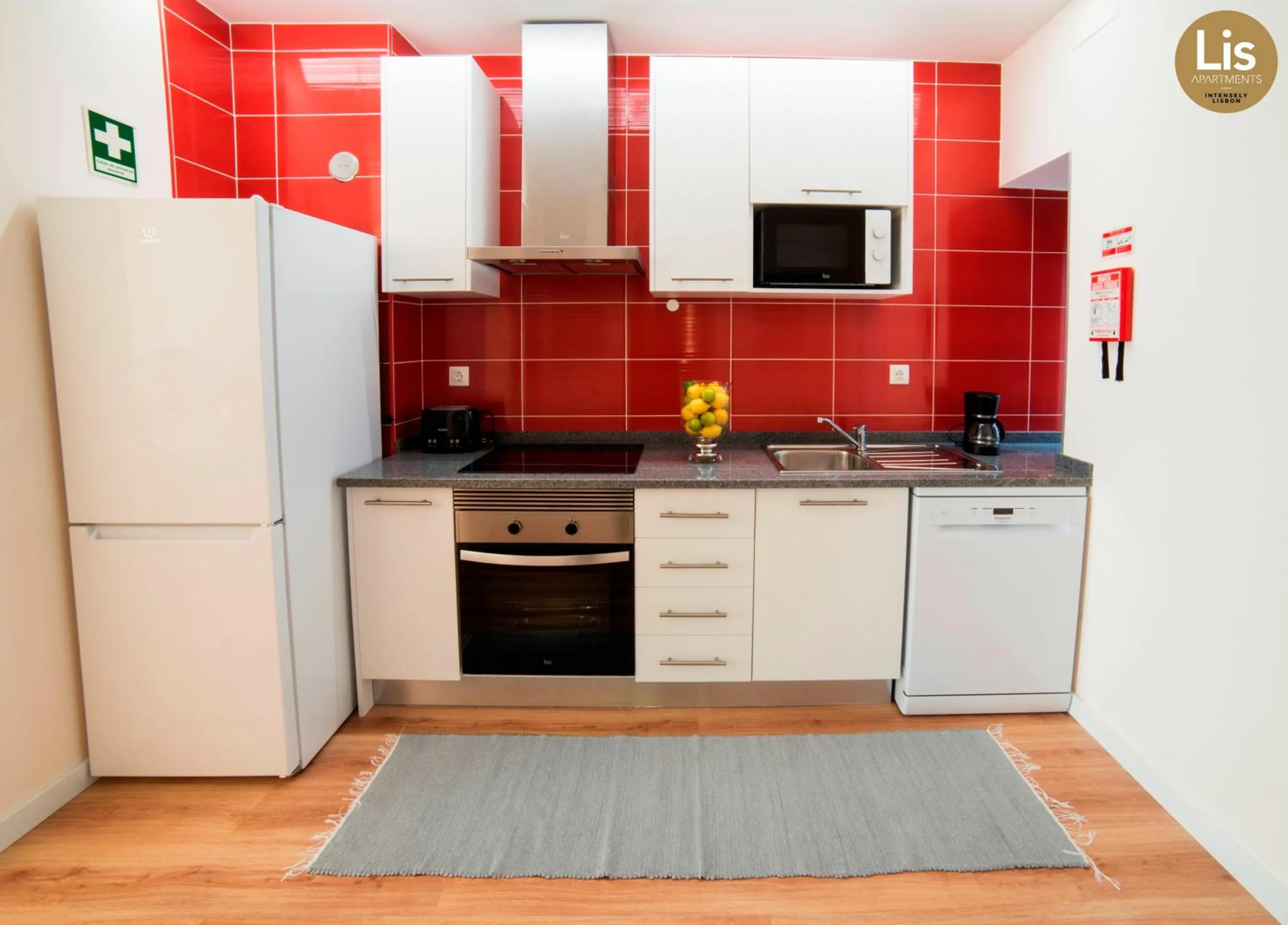 Kitchen or kitchenette in Lis Apartments