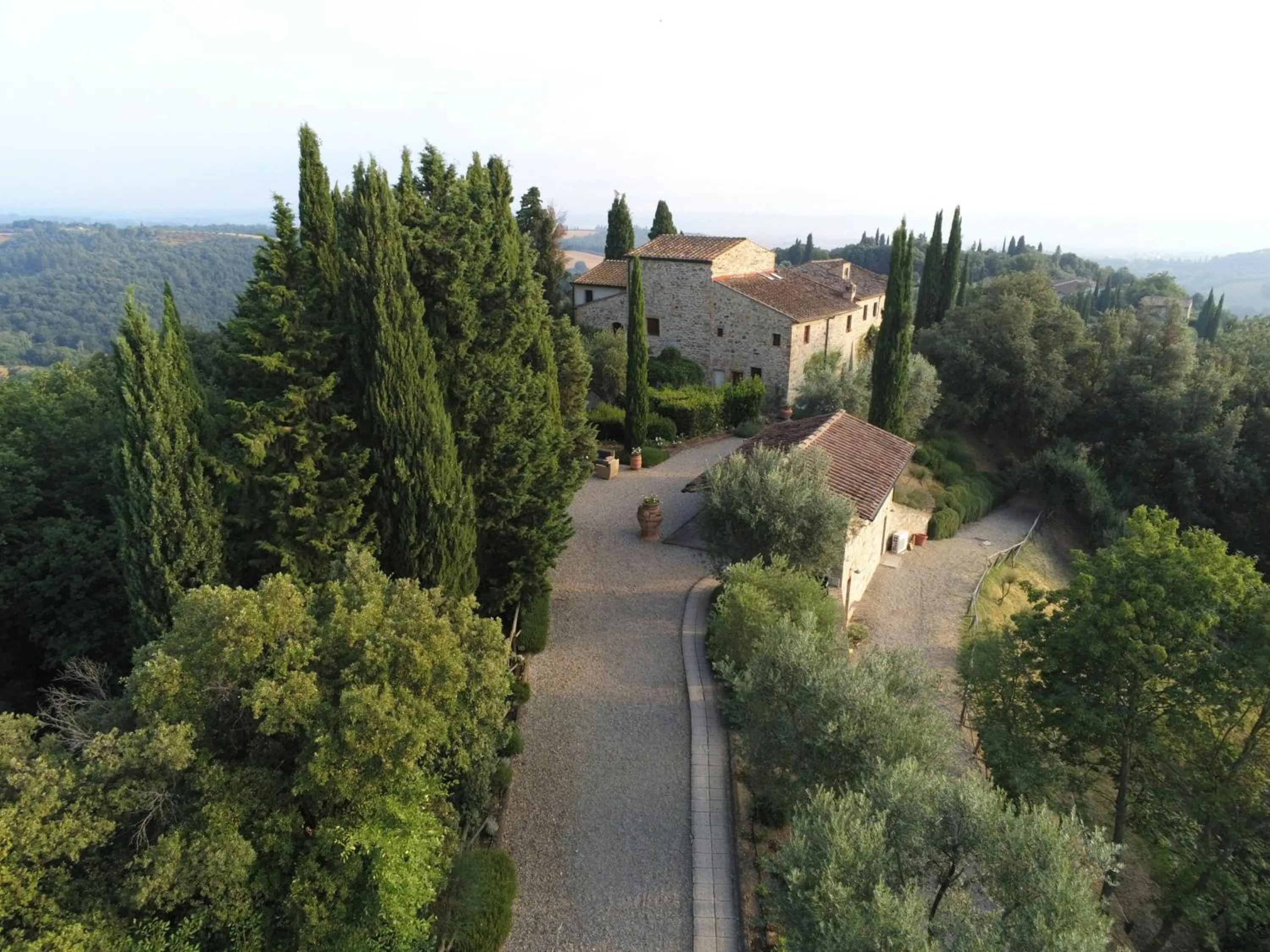 Bird's eye view in Tenuta Sant'Ilario