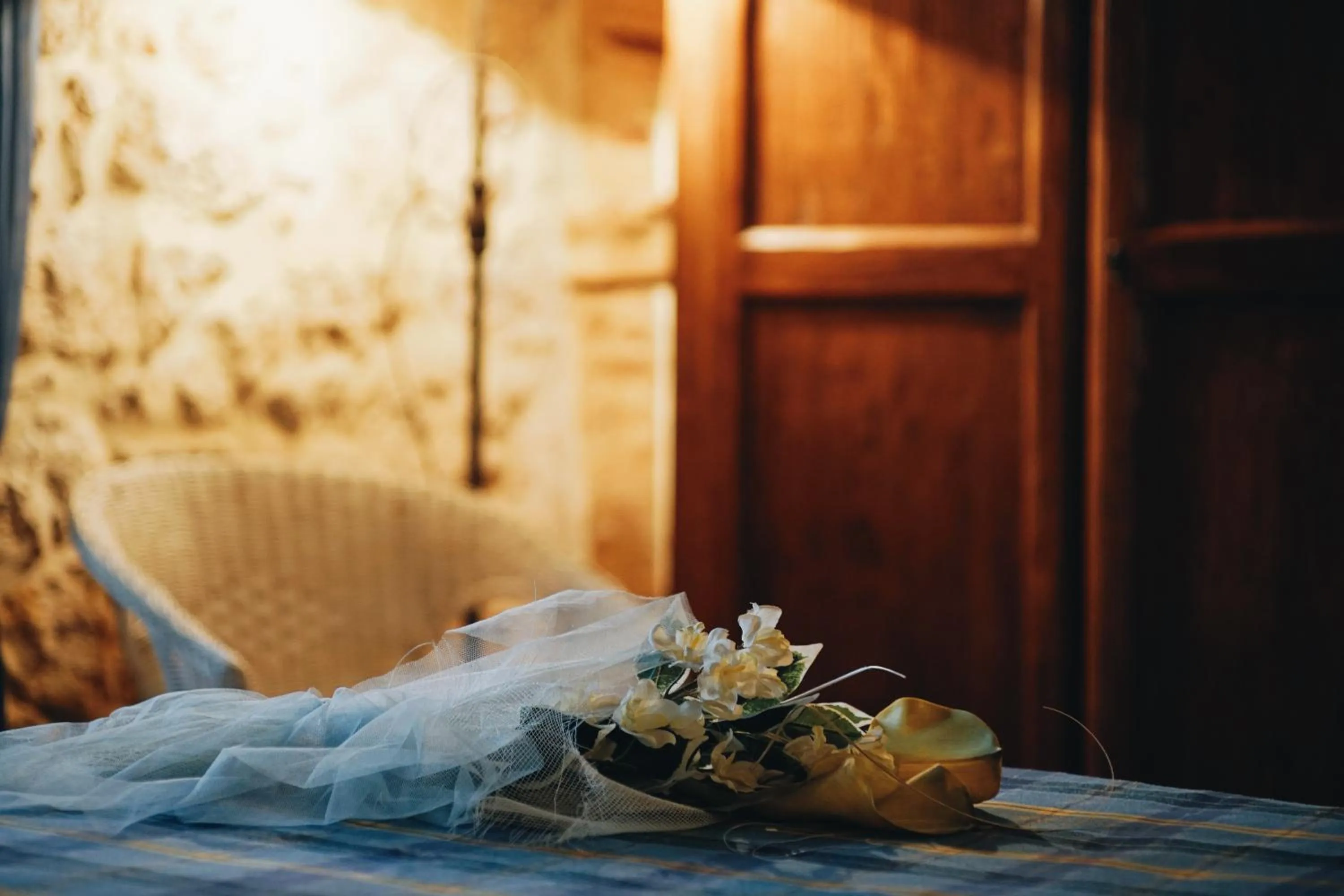 Decorative detail, Bed in Tenuta Sant'Ilario
