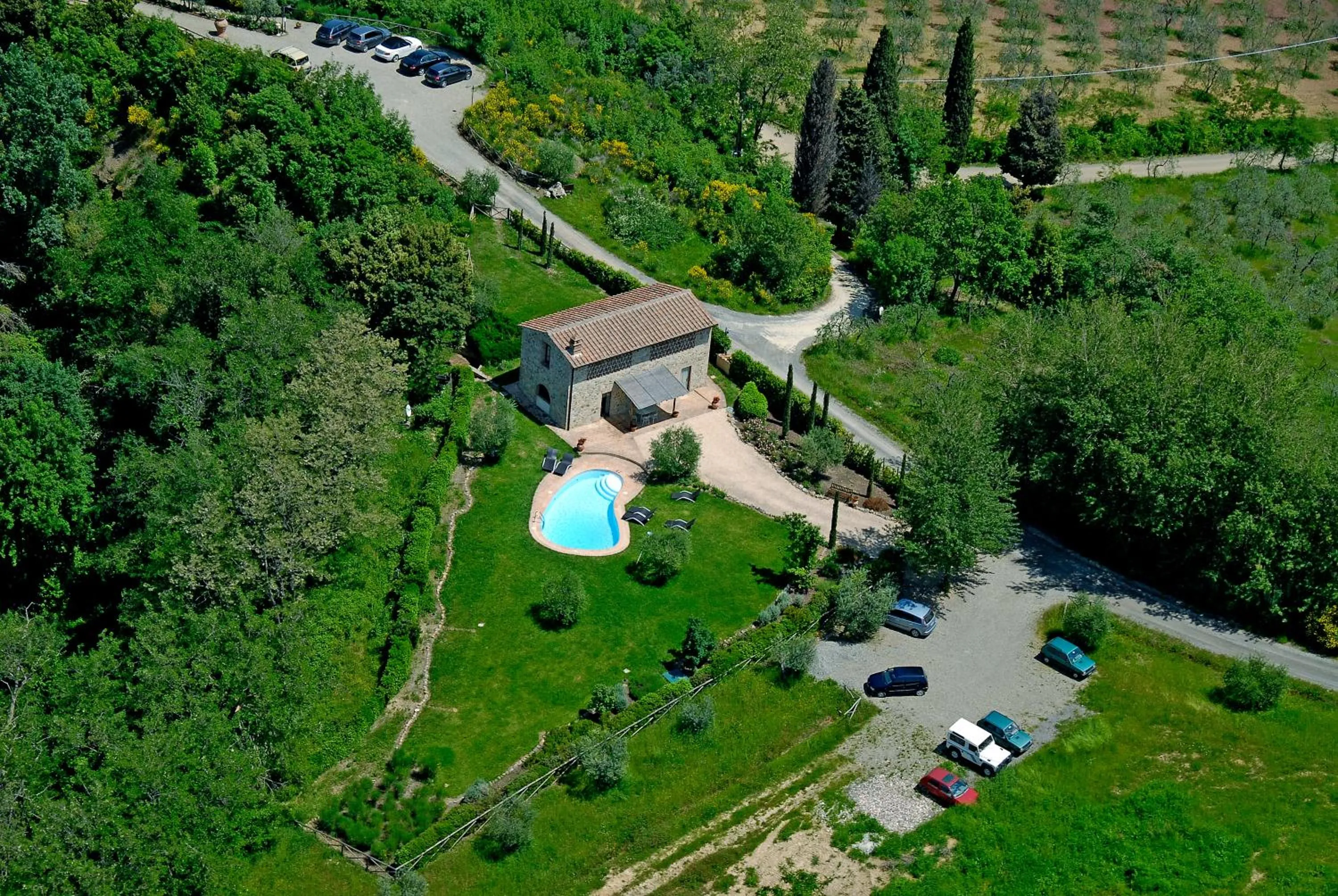 Bird's eye view in Tenuta Sant'Ilario