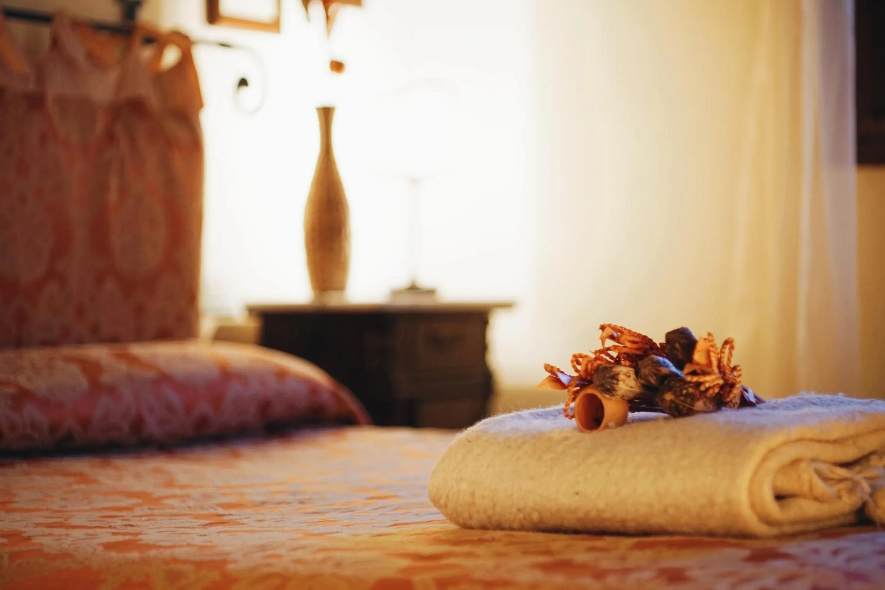 Decorative detail, Bed in Tenuta Sant'Ilario
