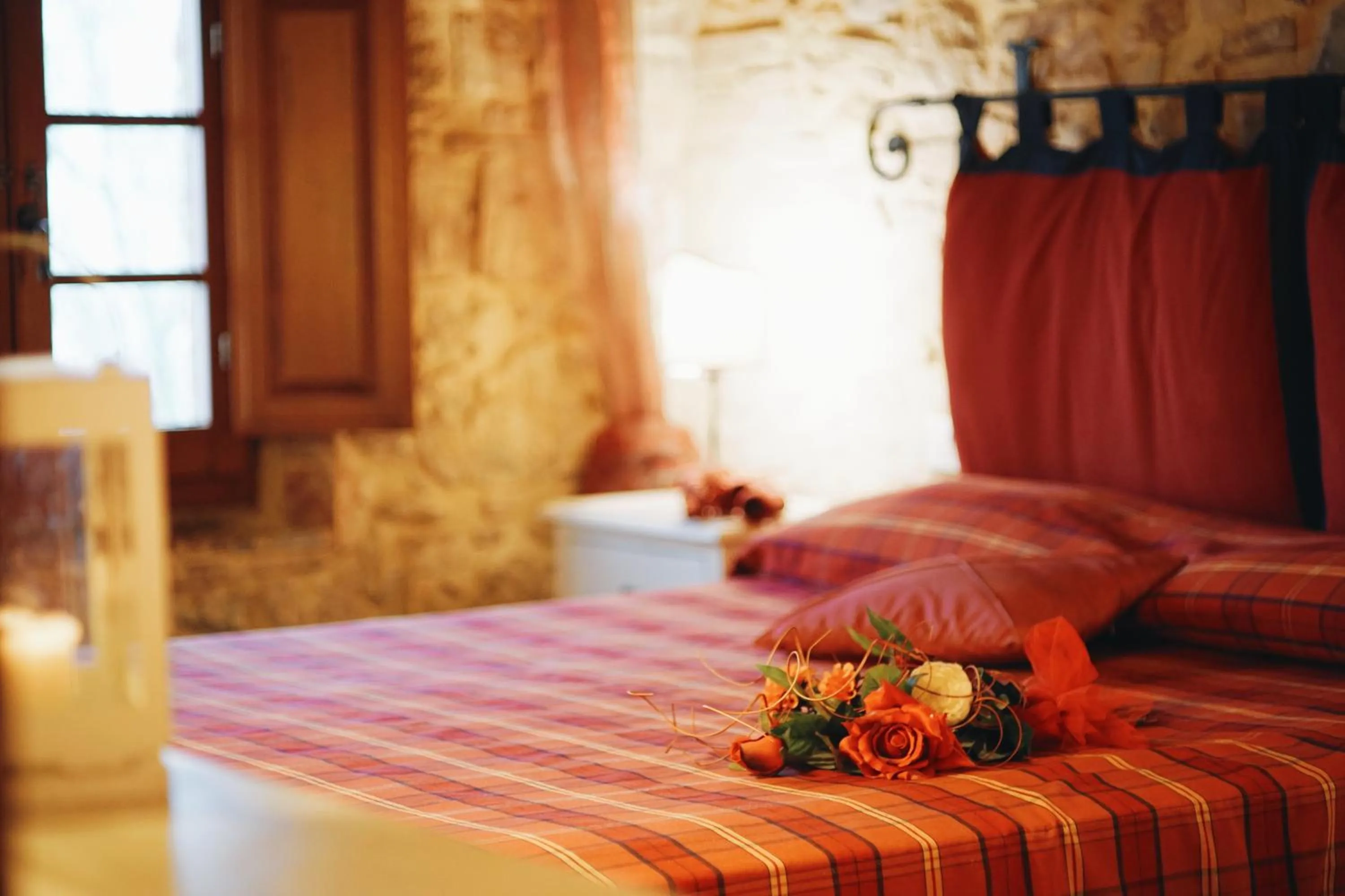 Decorative detail, Bed in Tenuta Sant'Ilario