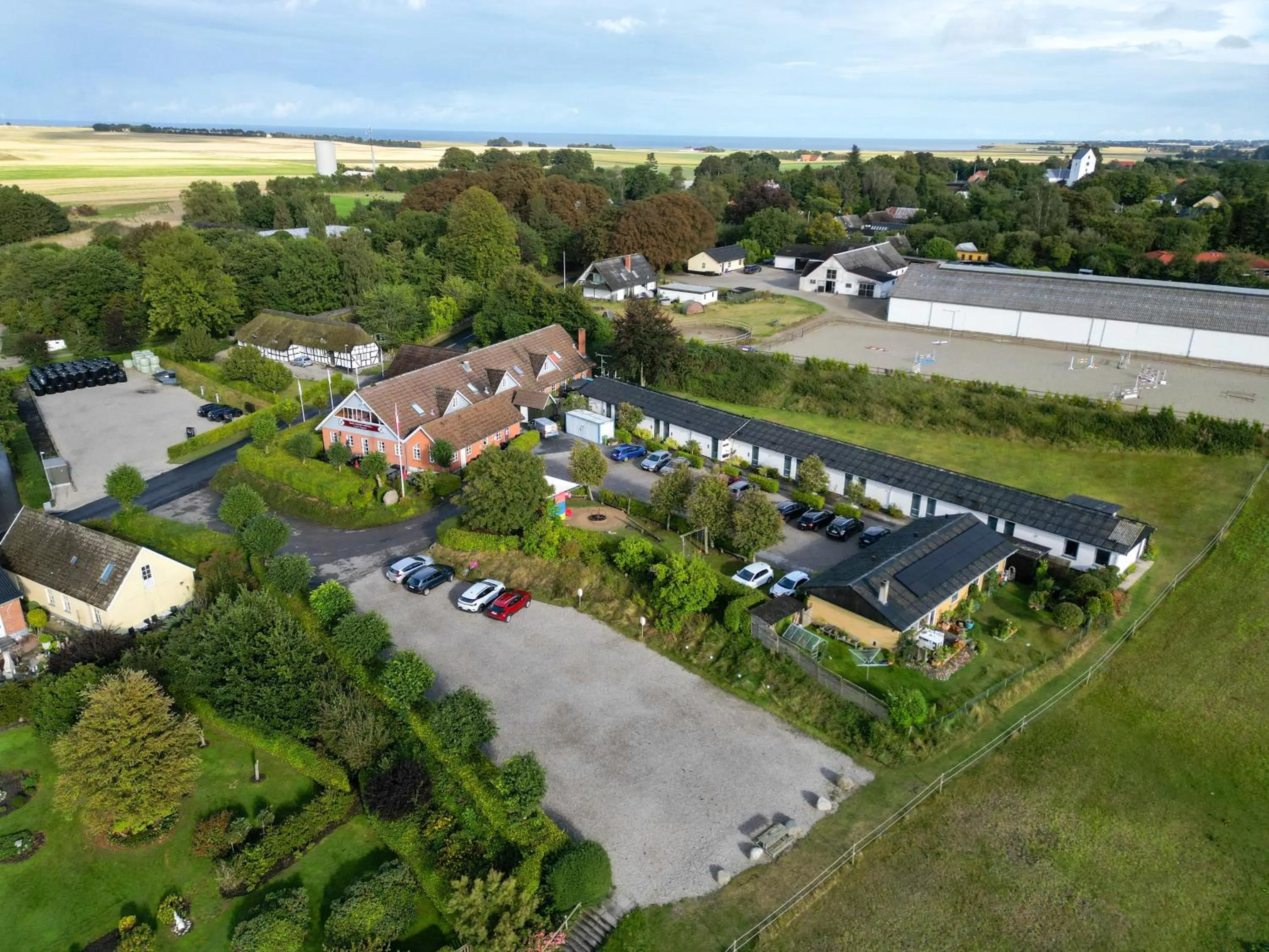 City view in Gjerrild Kro