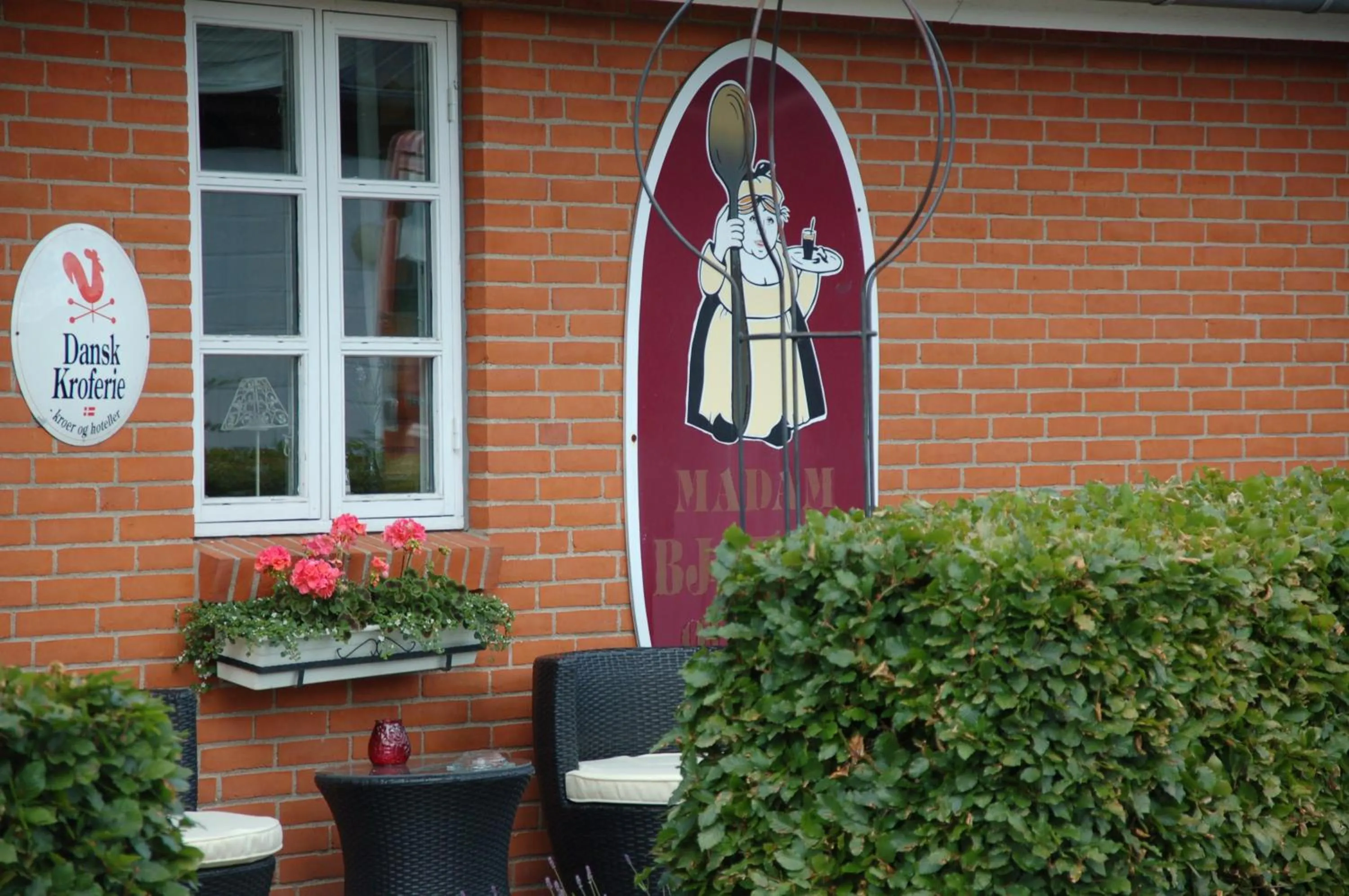 Balcony/Terrace in Gjerrild Kro