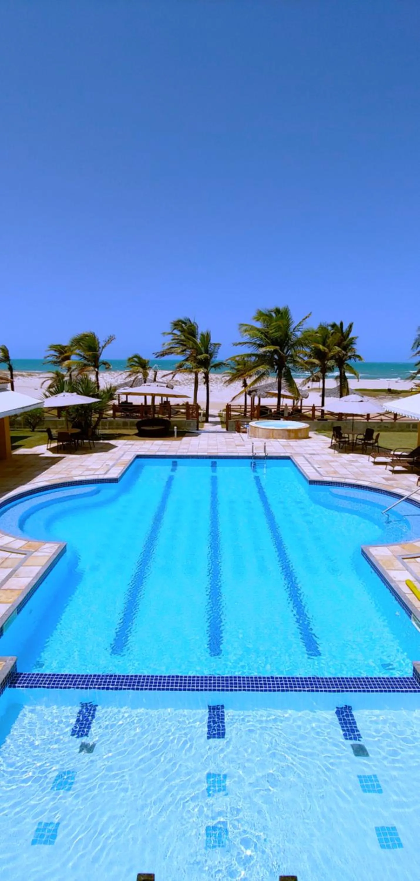 Swimming pool in Atlantic Palace Family inn