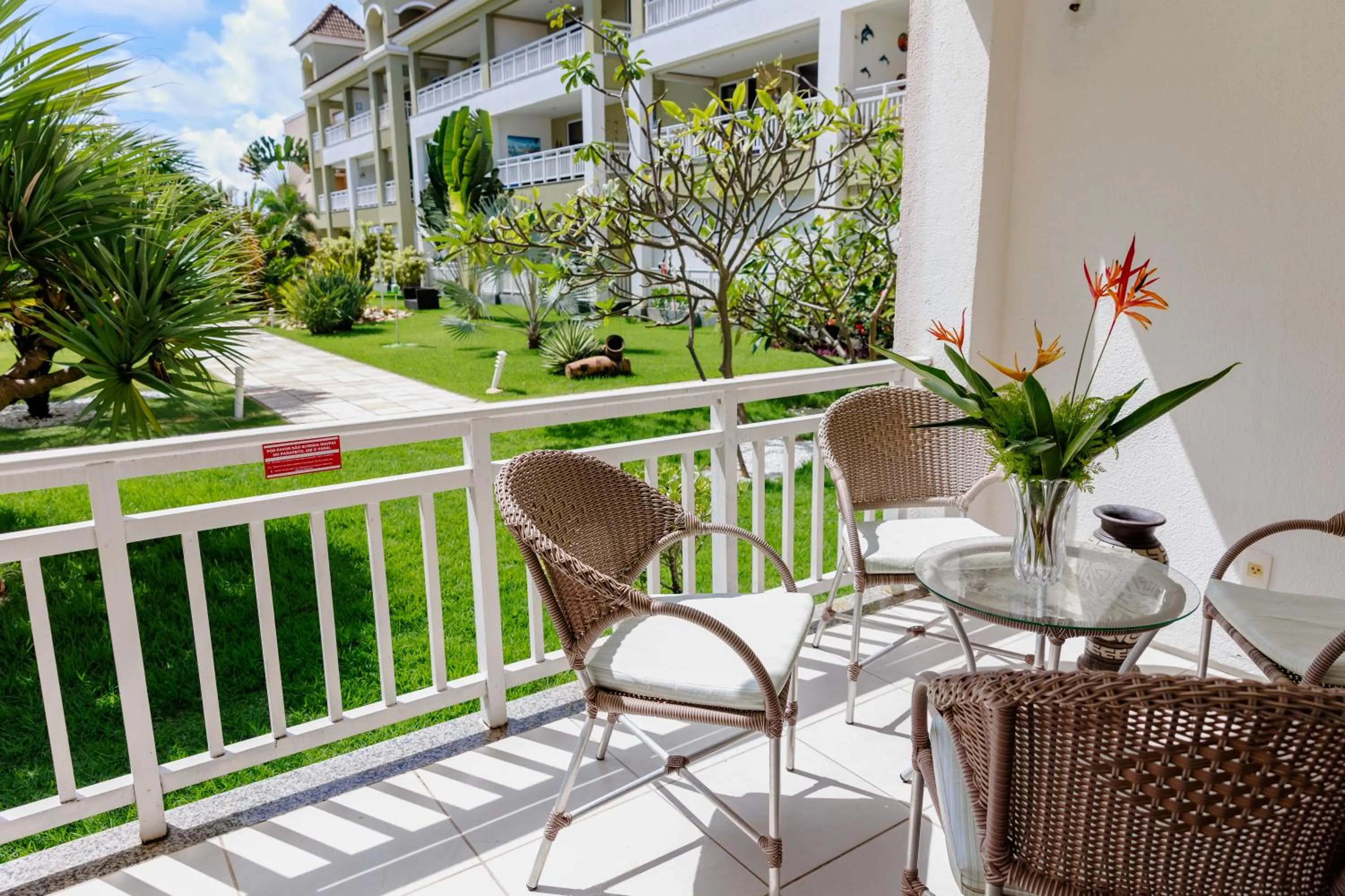 Patio in Atlantic Palace Family inn
