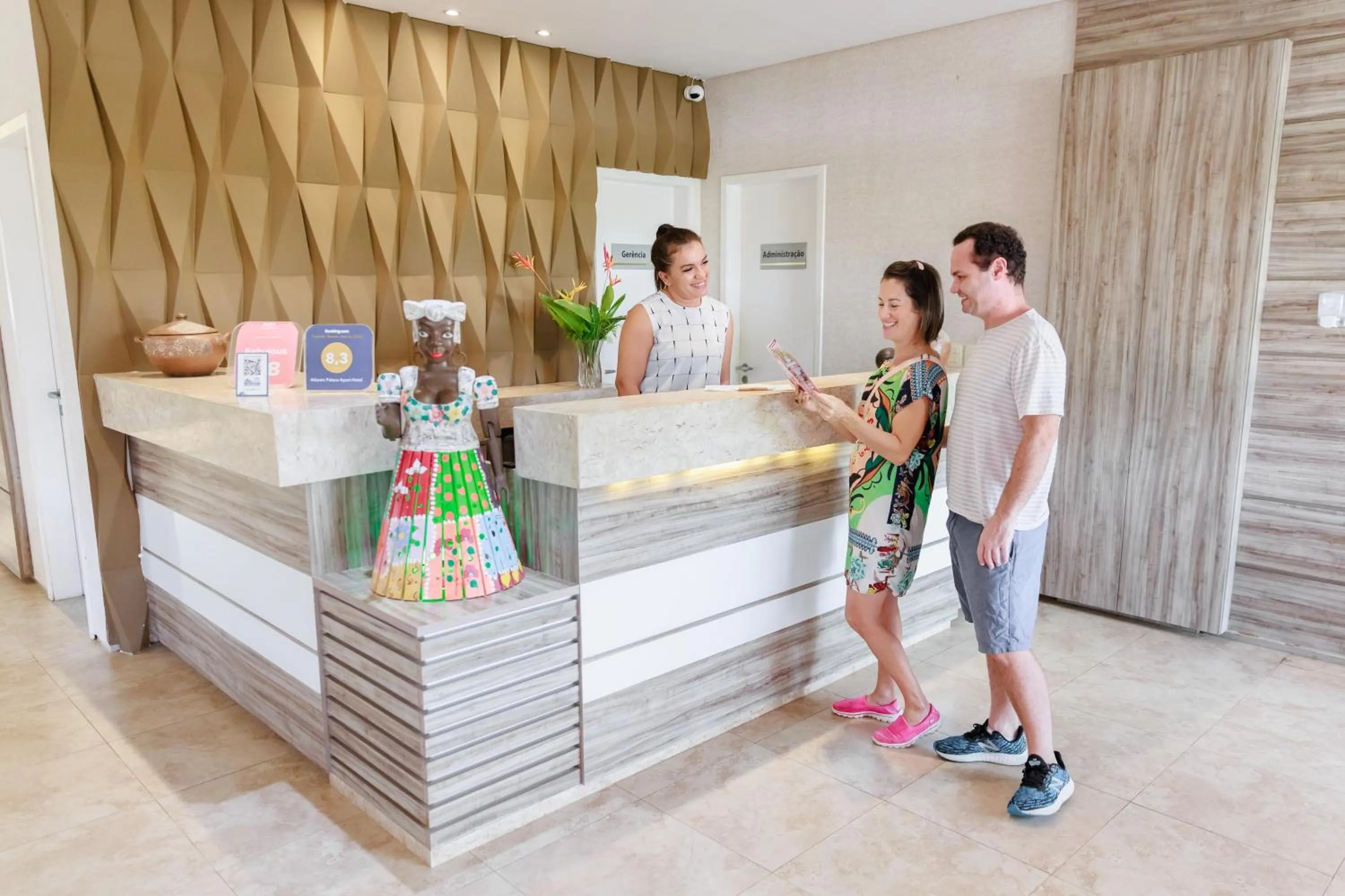 Lobby or reception in Atlantic Palace Family inn