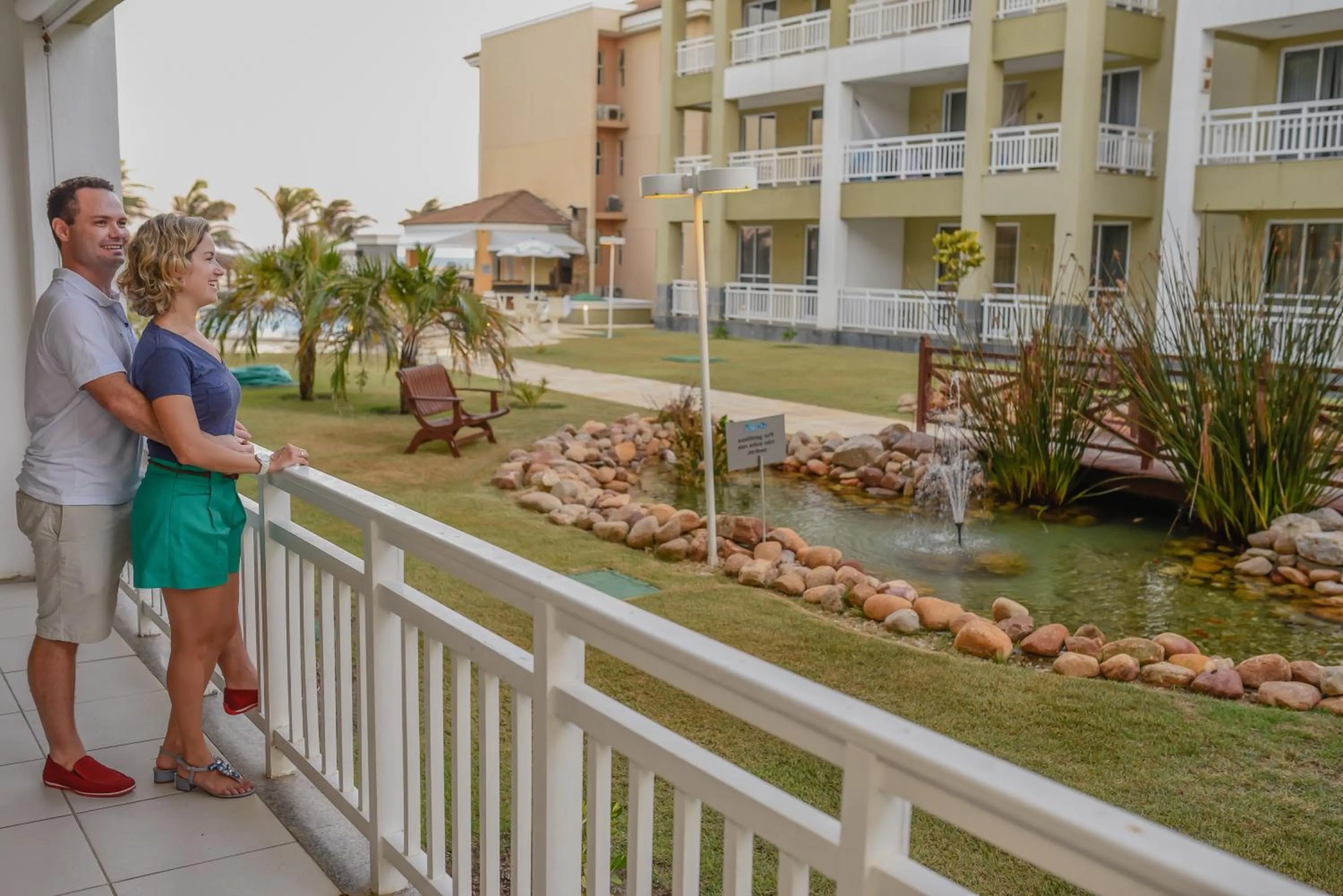 Patio in Atlantic Palace Family inn