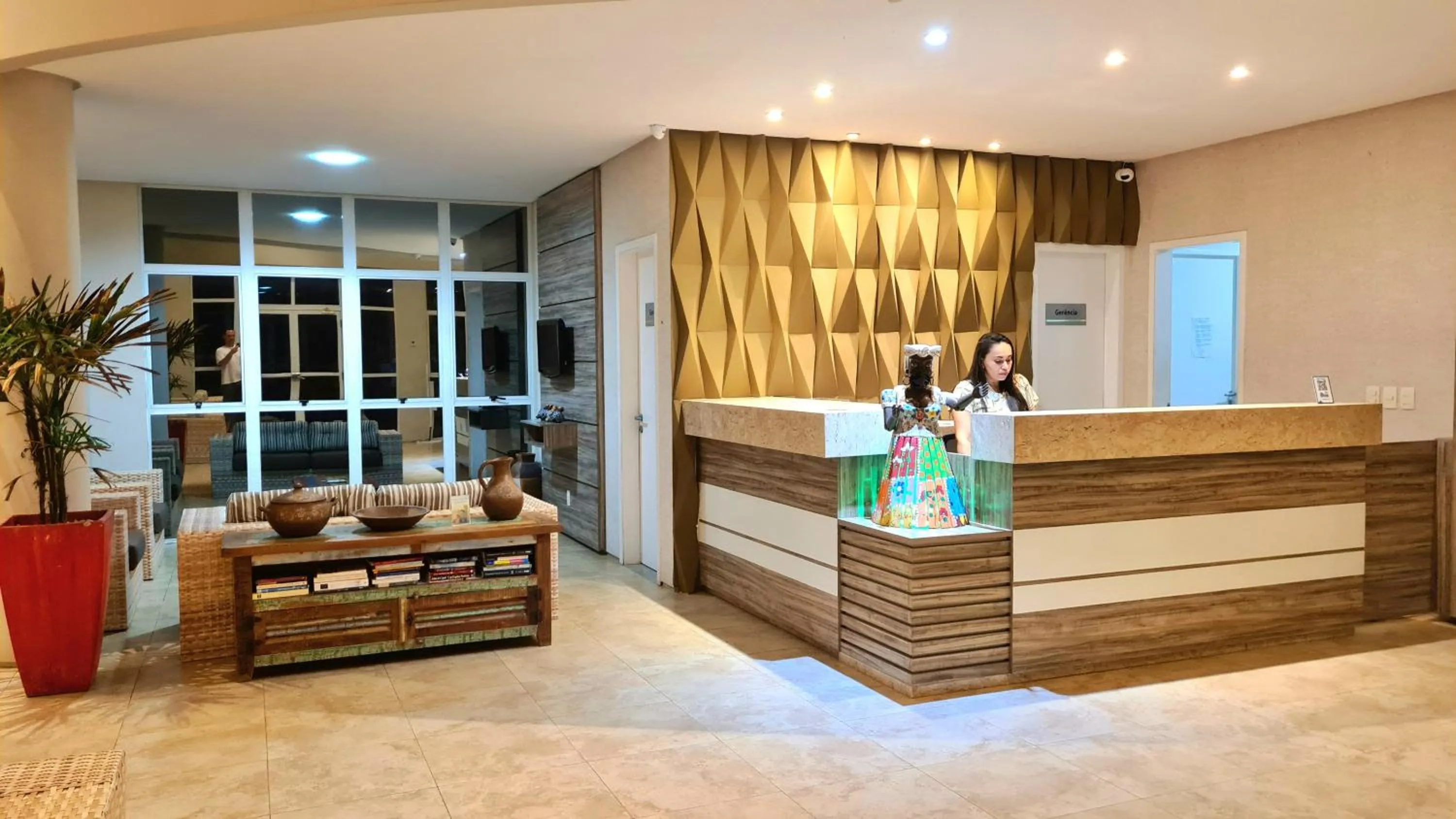 Lobby or reception in Atlantic Palace Family inn