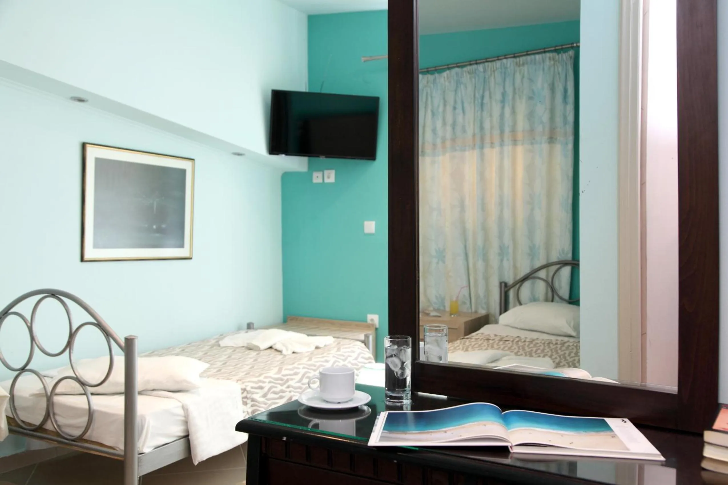 Bed in Hotel Pegasos