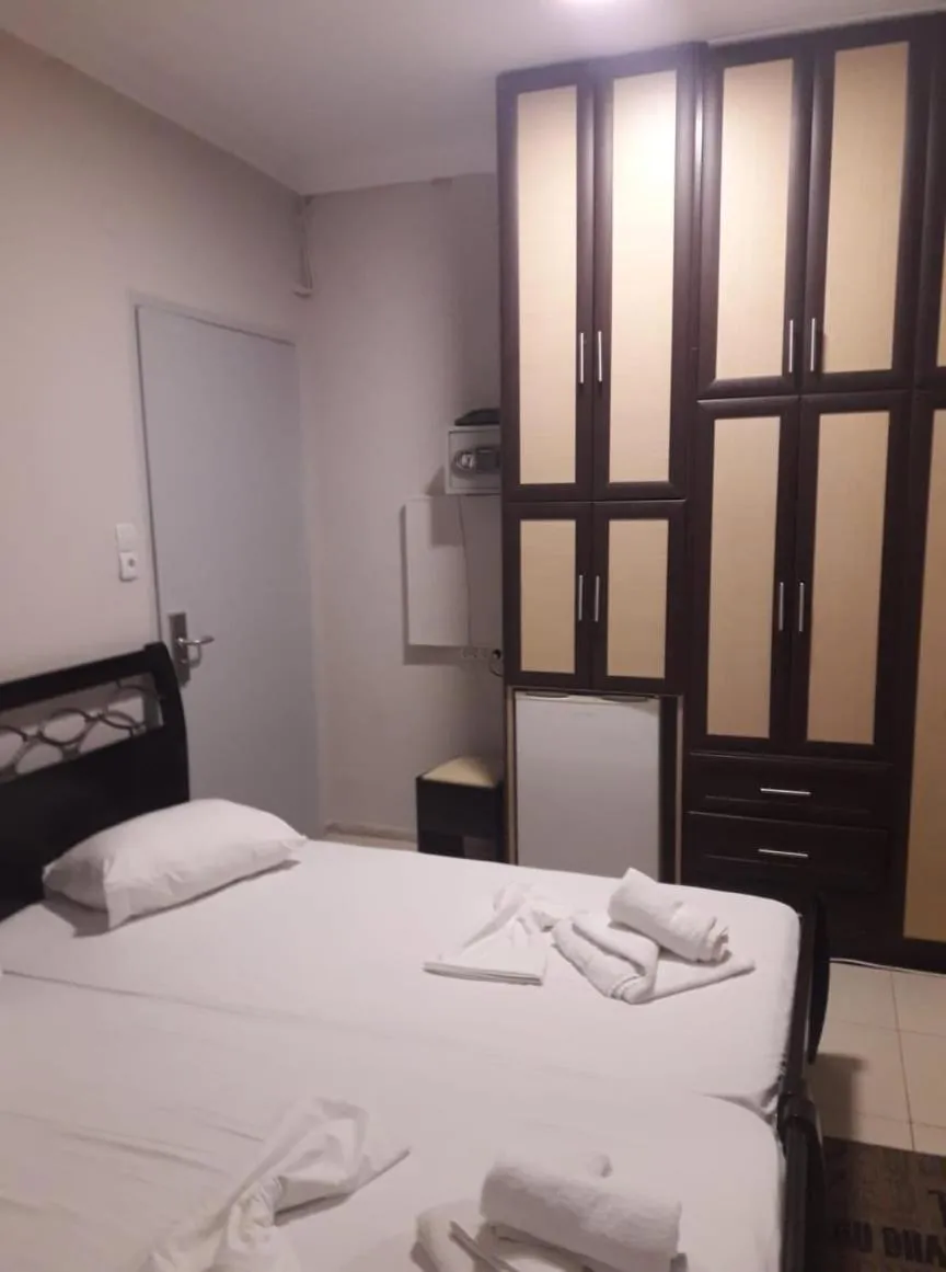 Bed in Hotel Pegasos