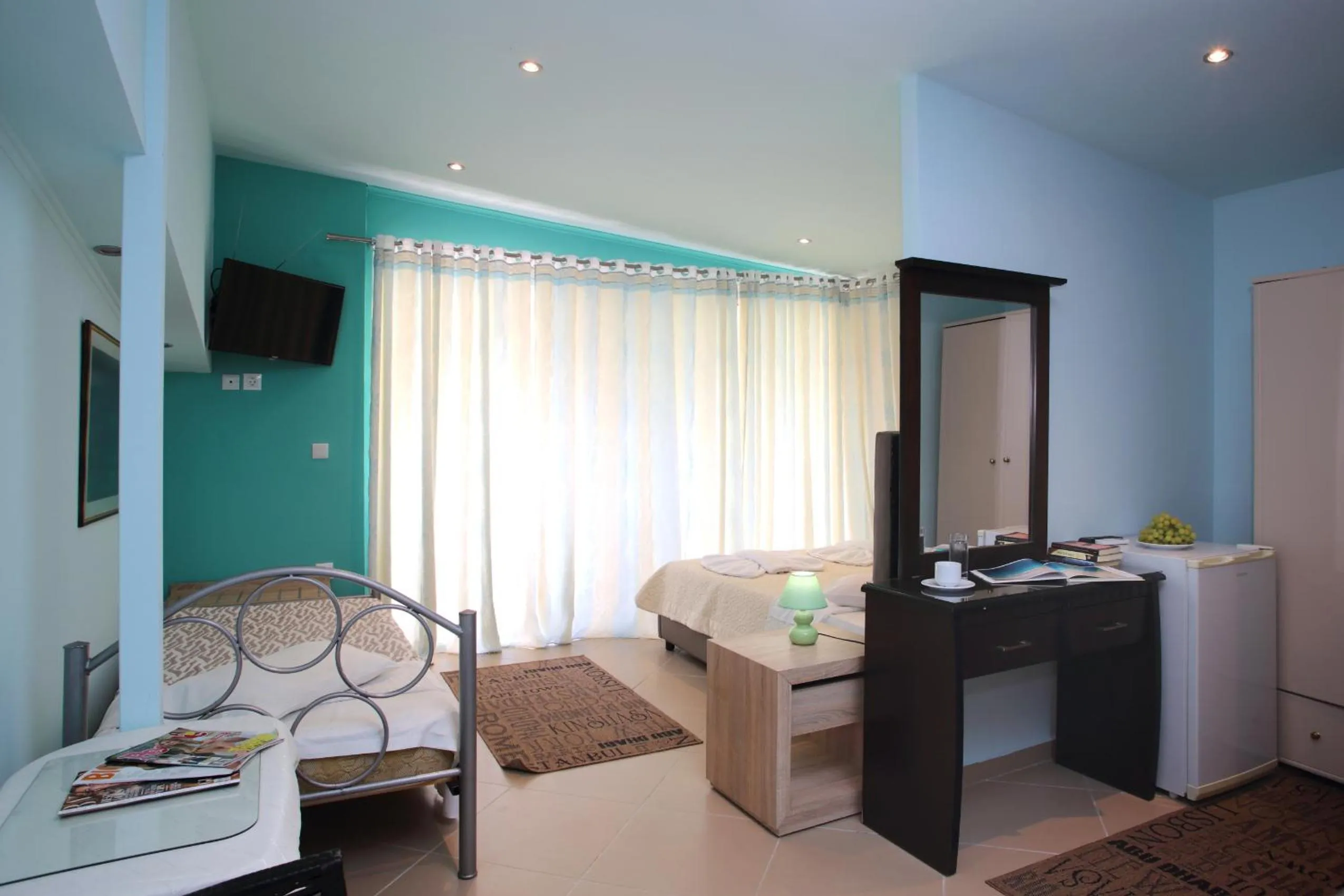 Bed in Hotel Pegasos