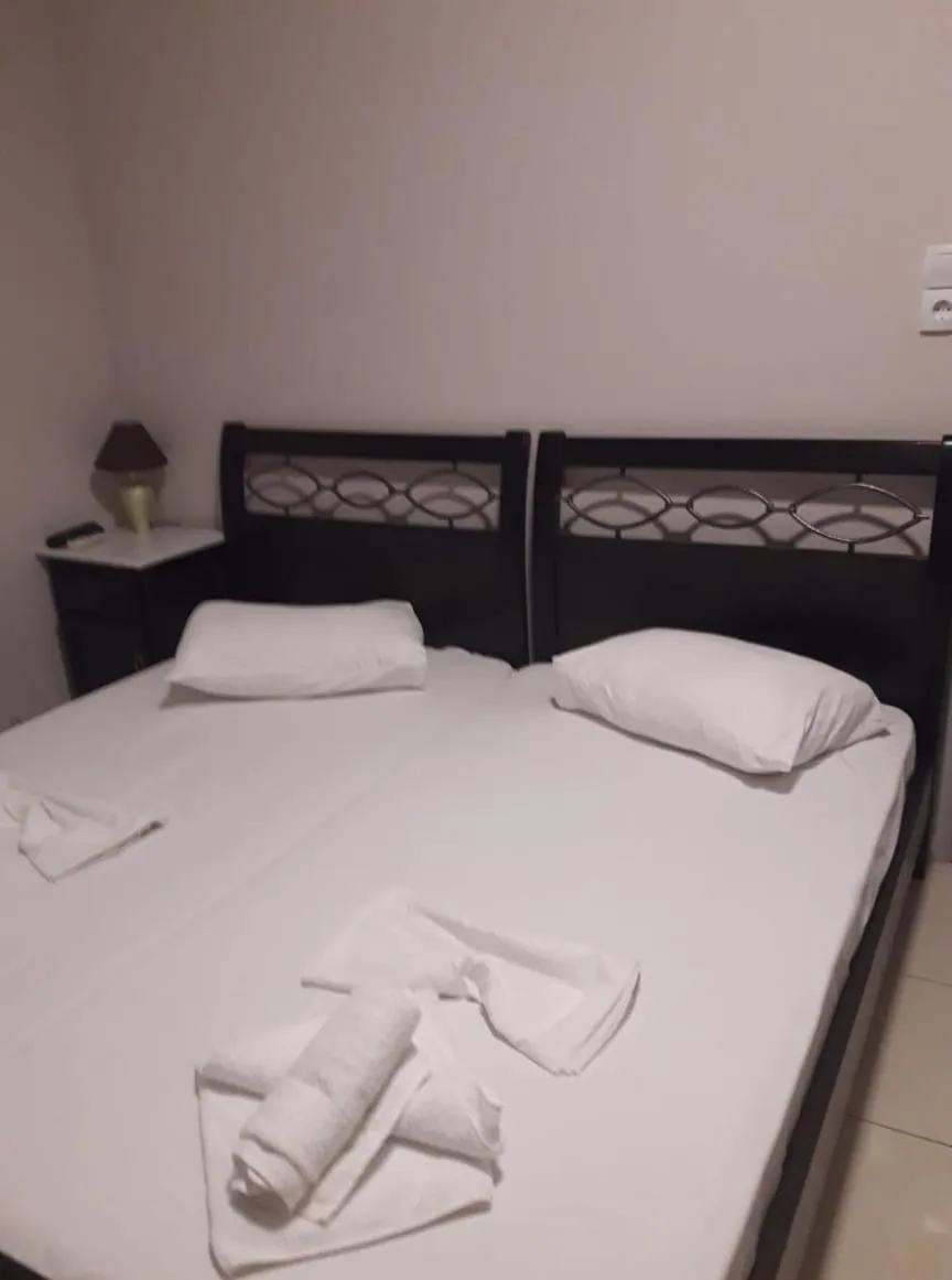 Bed in Hotel Pegasos