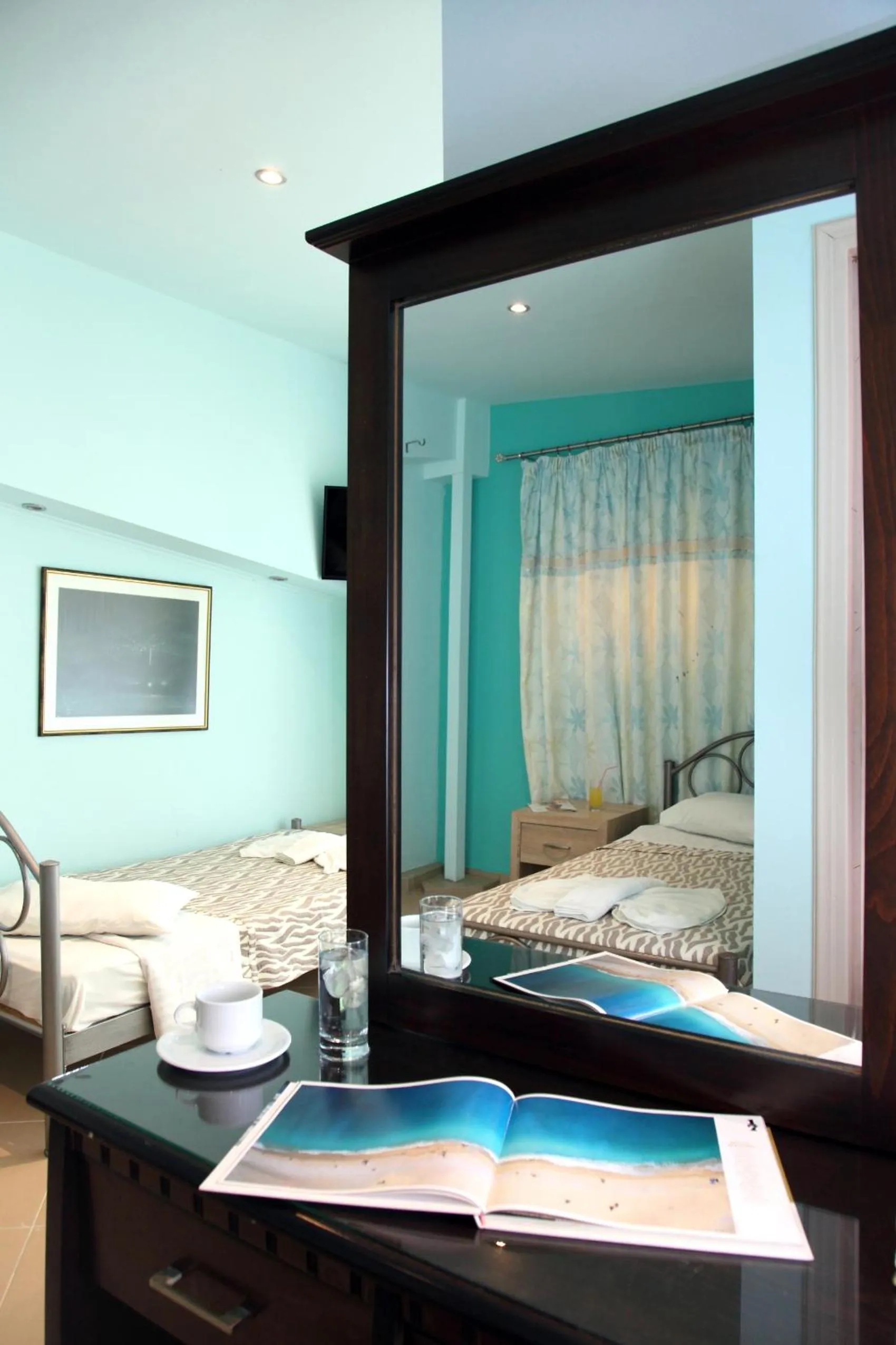 Bed in Hotel Pegasos