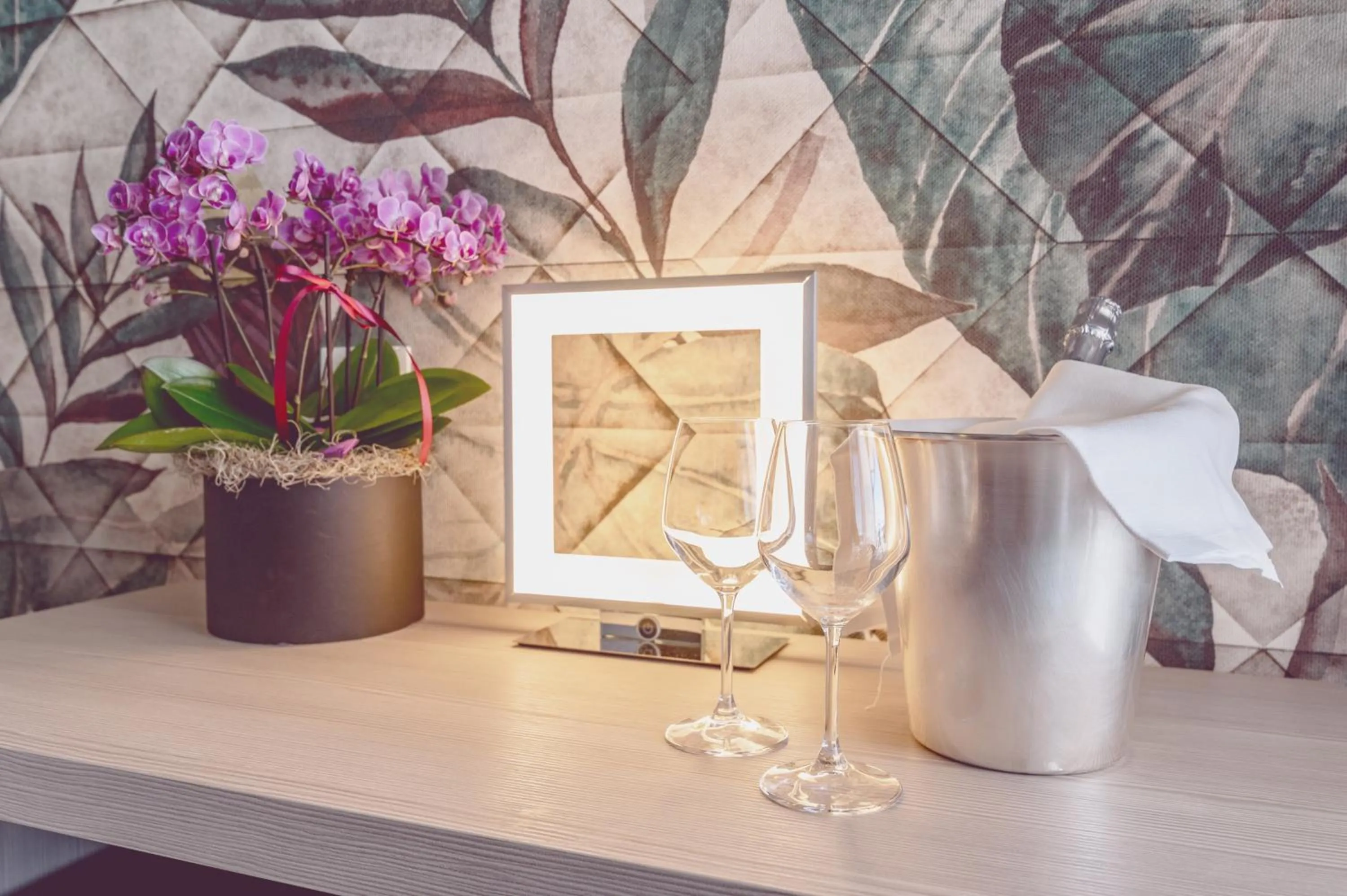 Decorative detail in Hotel Cesare Augustus